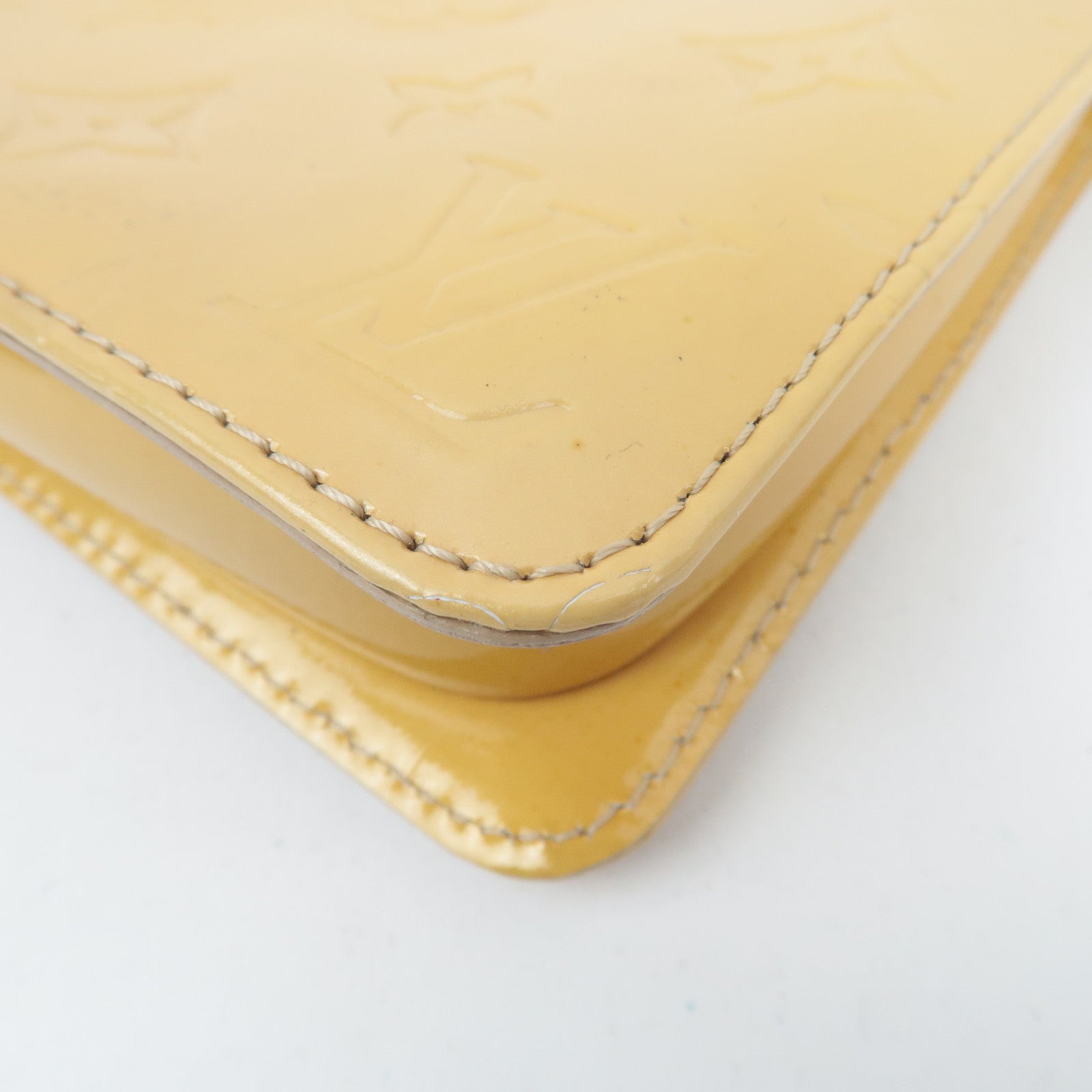 Louis Vuitton Monogram Vernis Lexington Old Model Handbag Beige M91010 TH0968