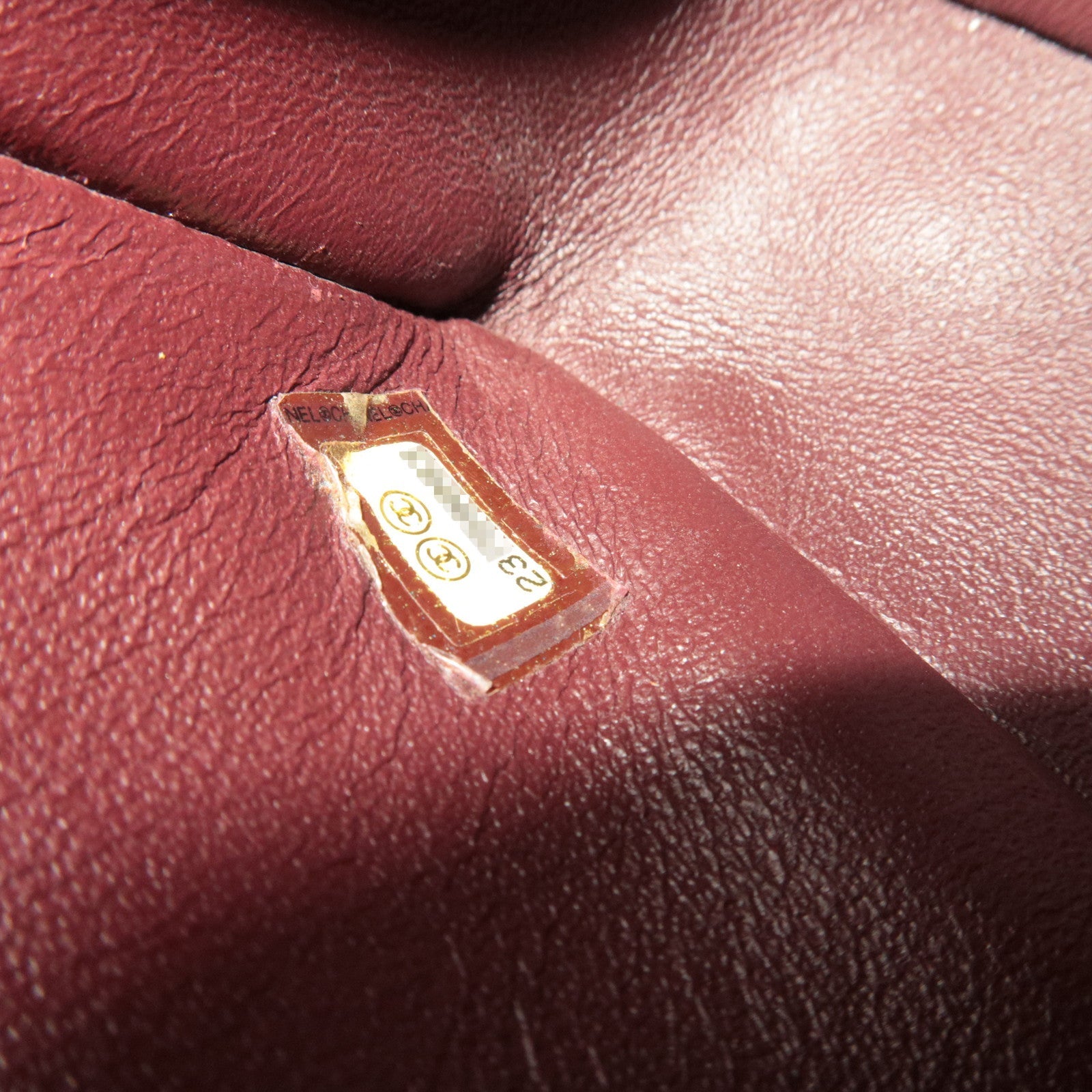 CHANEL Bi Color Matelasse Double Chain Shoulder Bag Lambskin Black Khaki 23759083