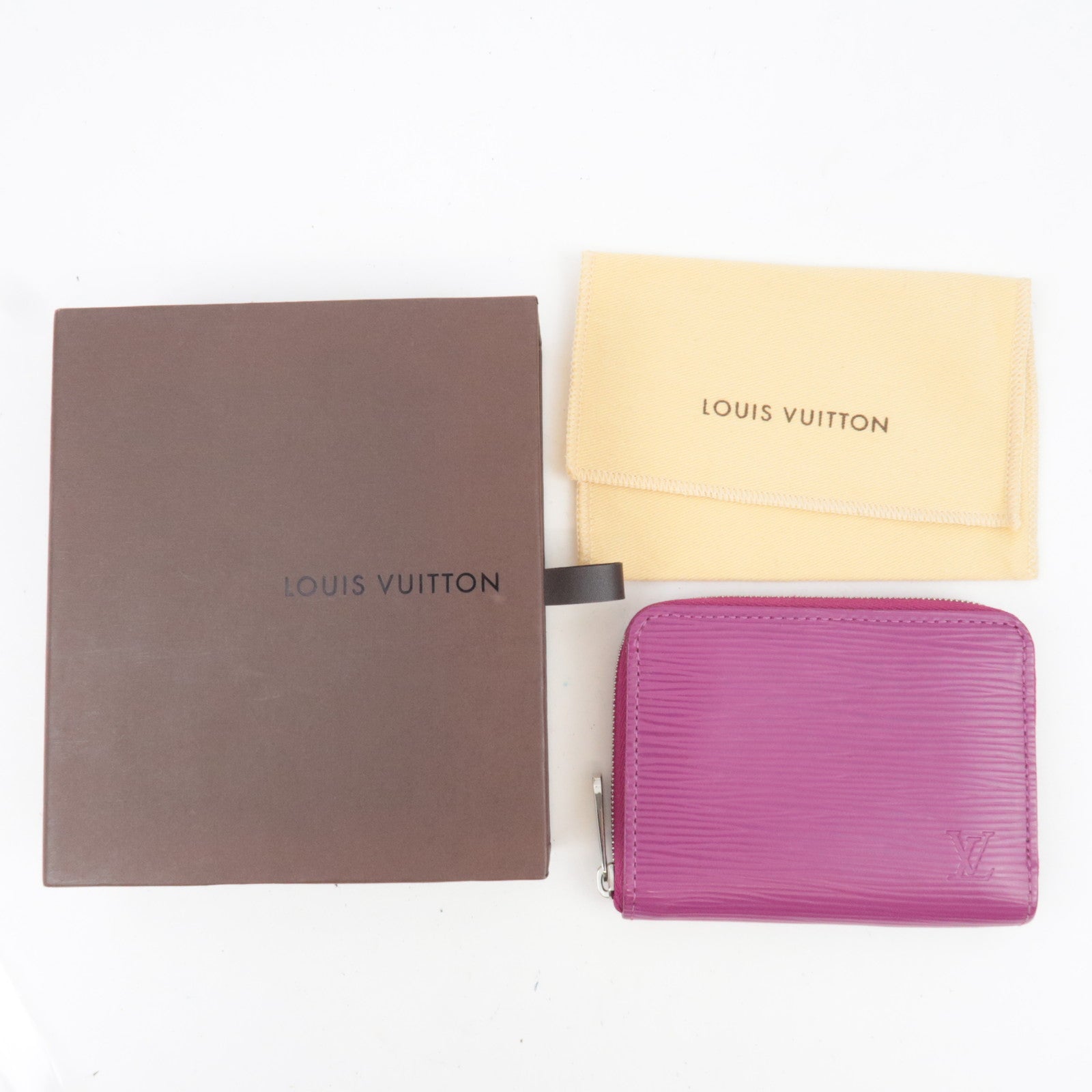 Louis Vuitton Epi Zippy Coin Purse Grenade M6015L TH3058 *Box, Dust bag