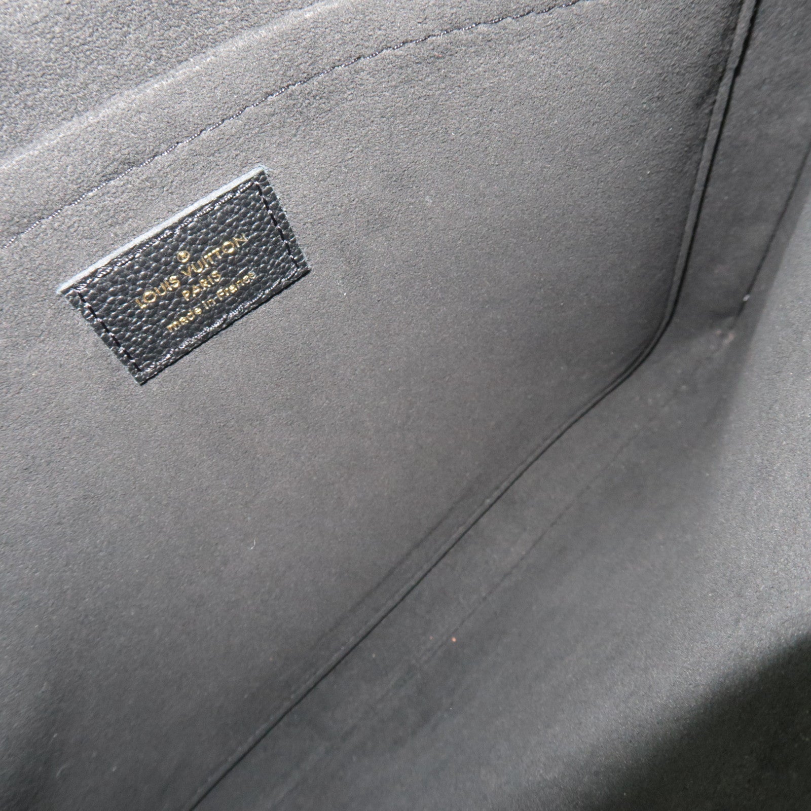 Louis Vuitton Monogram Macassar Daily Pouch Clutch Bag Noir M62048 TN0159 *Dust bag