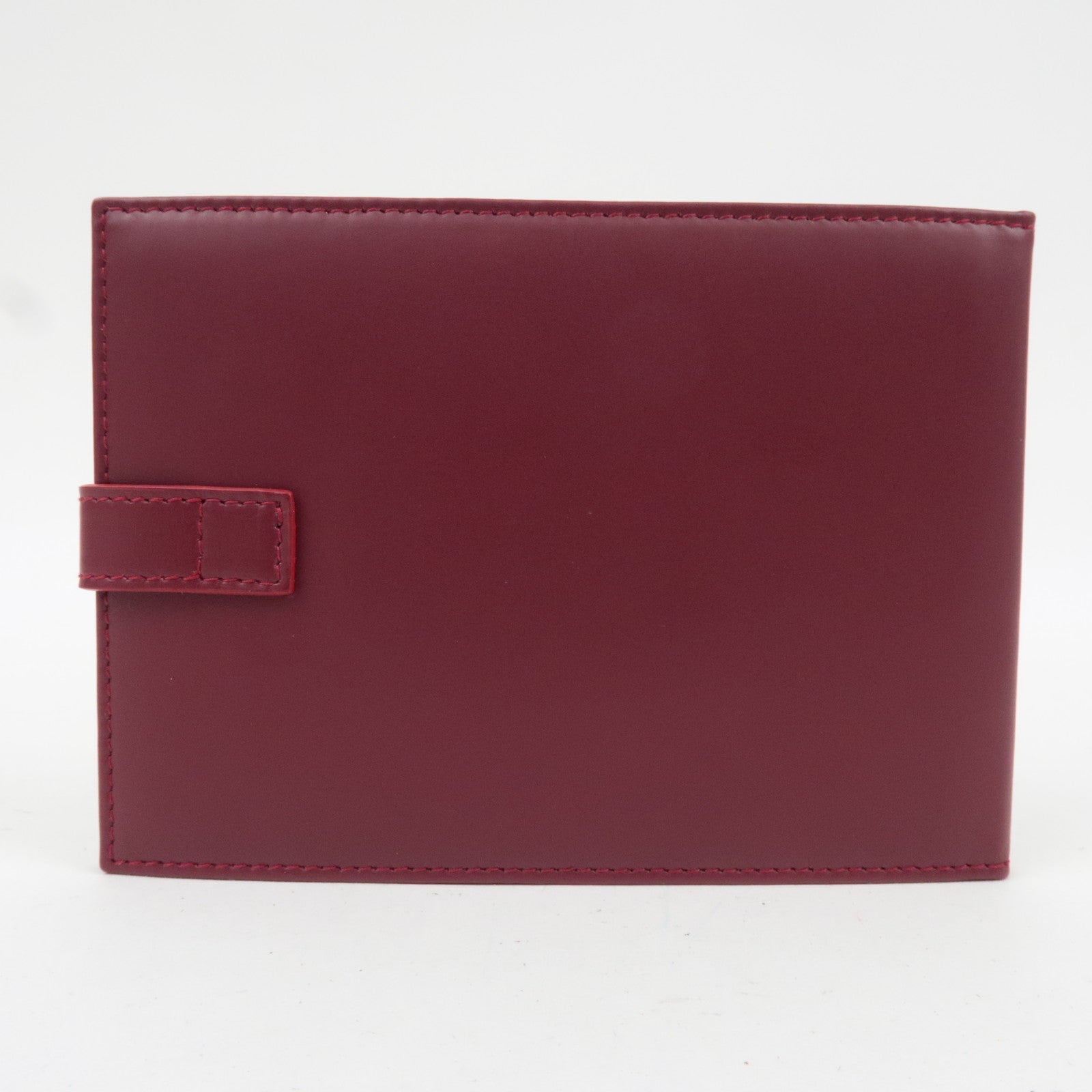 Ferragamo Gancini Leather Photo Case Bordeaux *Box