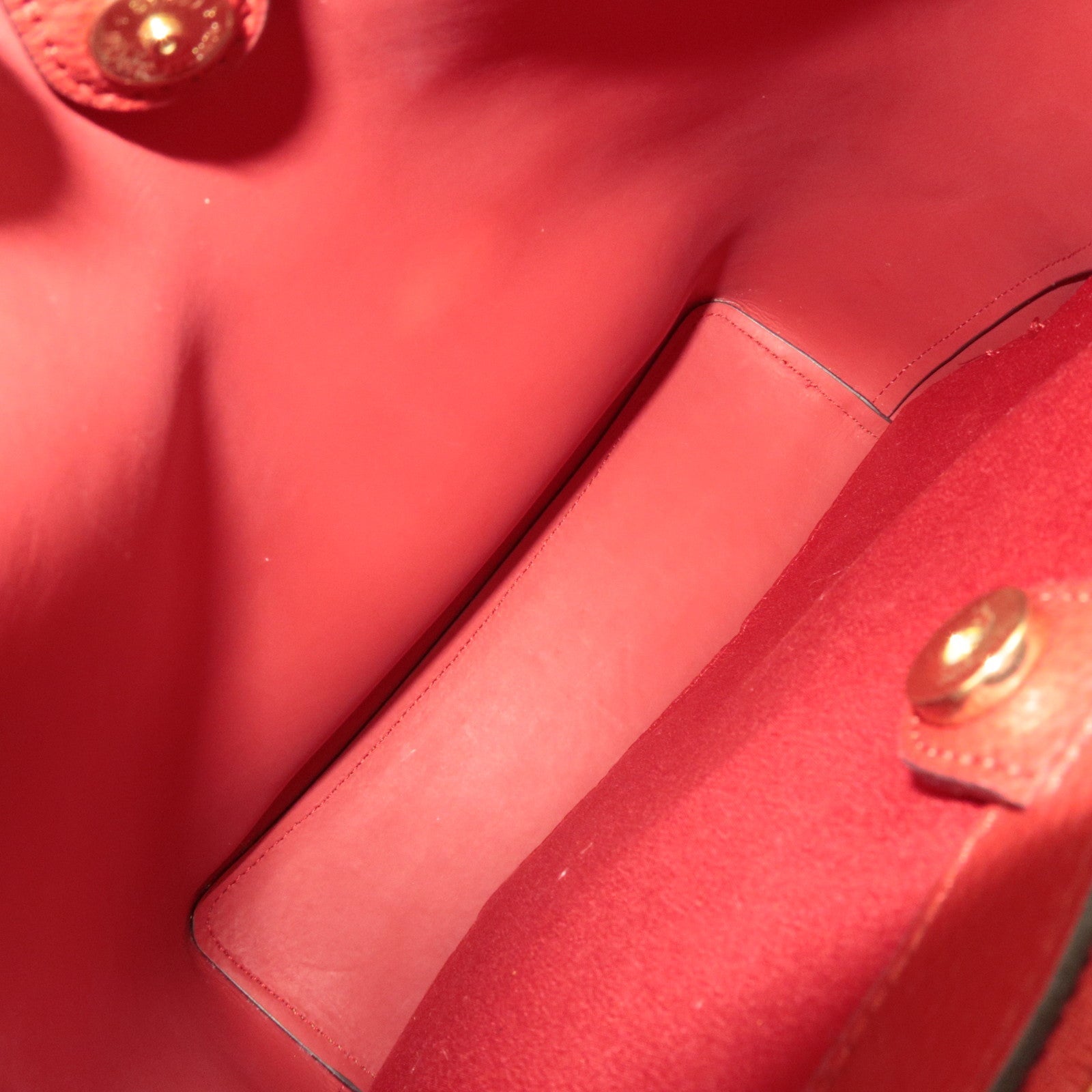 COACH 2Way Leather Shoulder Bag Brown 91122 *Strap