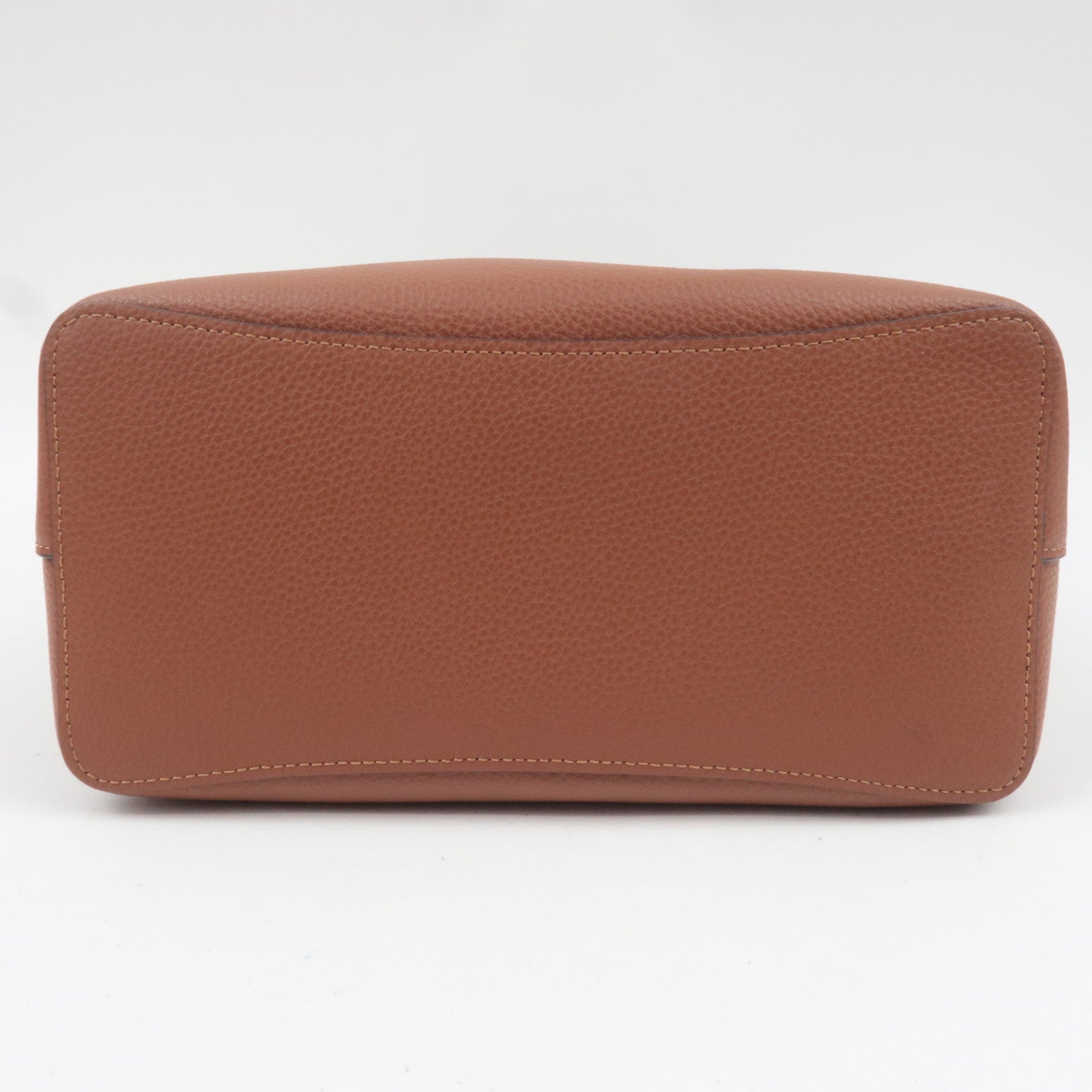 COACH 2Way Leather Shoulder Bag Brown 91122 *Strap