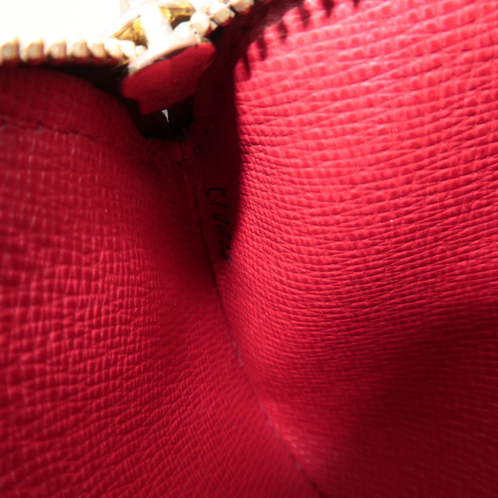 Louis Vuitton Monogram Cherry Porte Monnaie Rond Coin Case M95043 CT0015