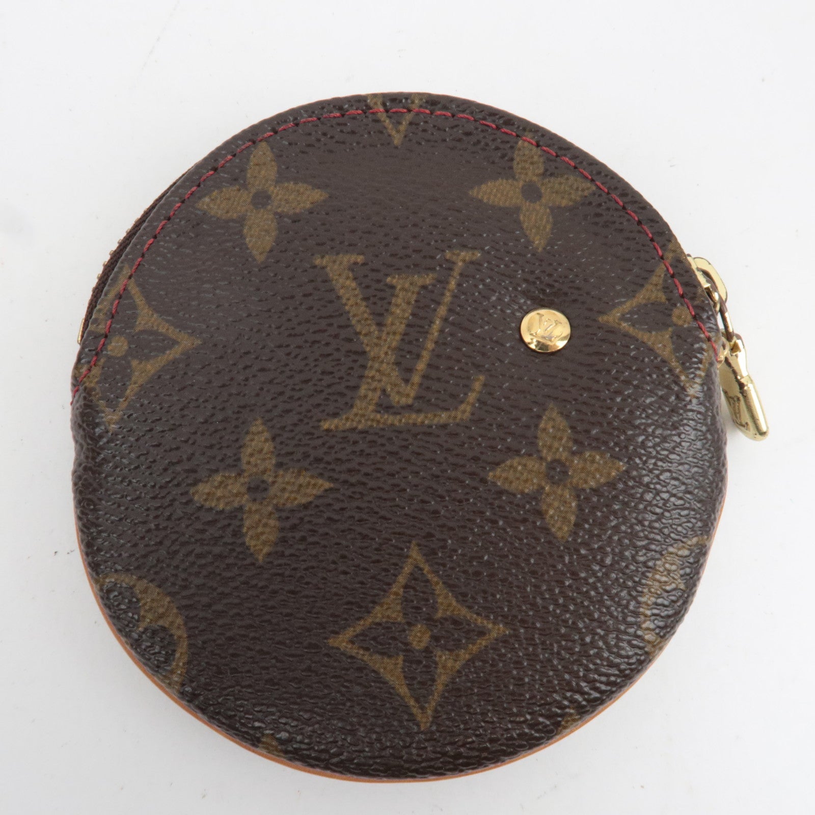 Louis Vuitton Monogram Cherry Porte Monnaie Rond Coin Case M95043 CT0015