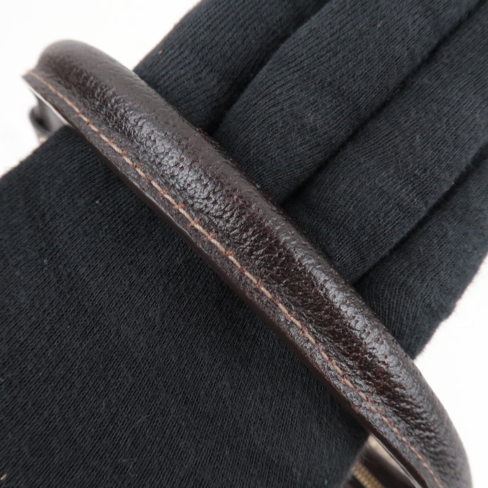 GUCCI Abby Shoulder Bag GG Canvas Leather Beige Brown 130738 *Dust bag