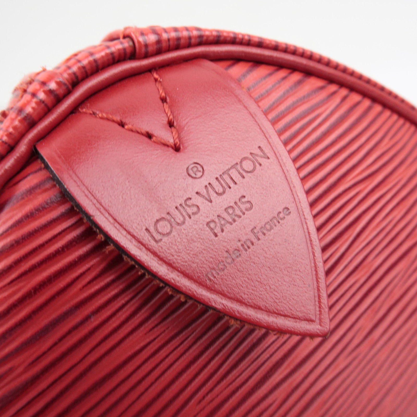 Louis Vuitton Epi Speedy 25 Handbag Castilian Red M43017 VI0964