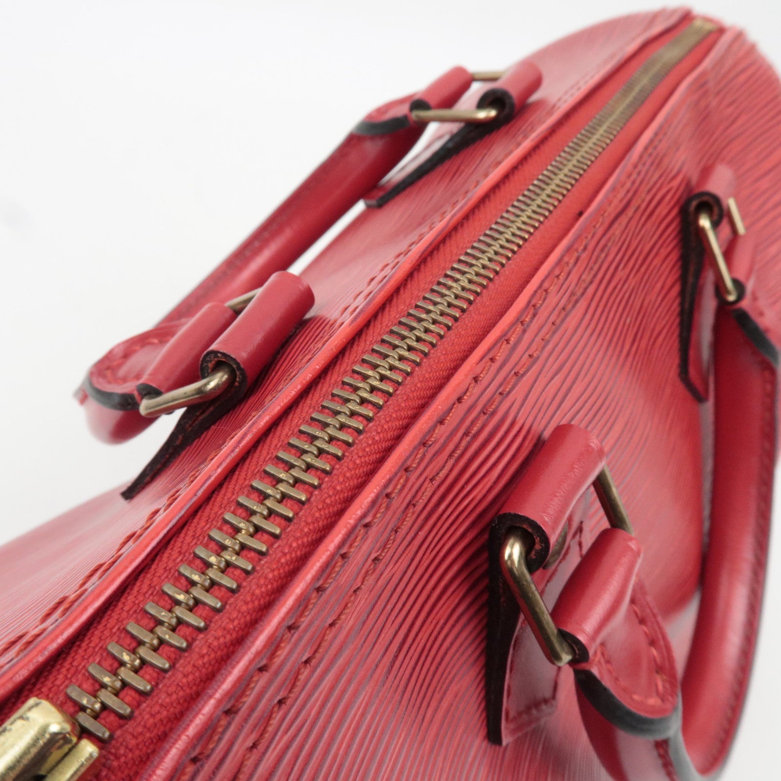 Louis Vuitton Epi Speedy 25 Handbag Castilian Red M43017 VI0964
