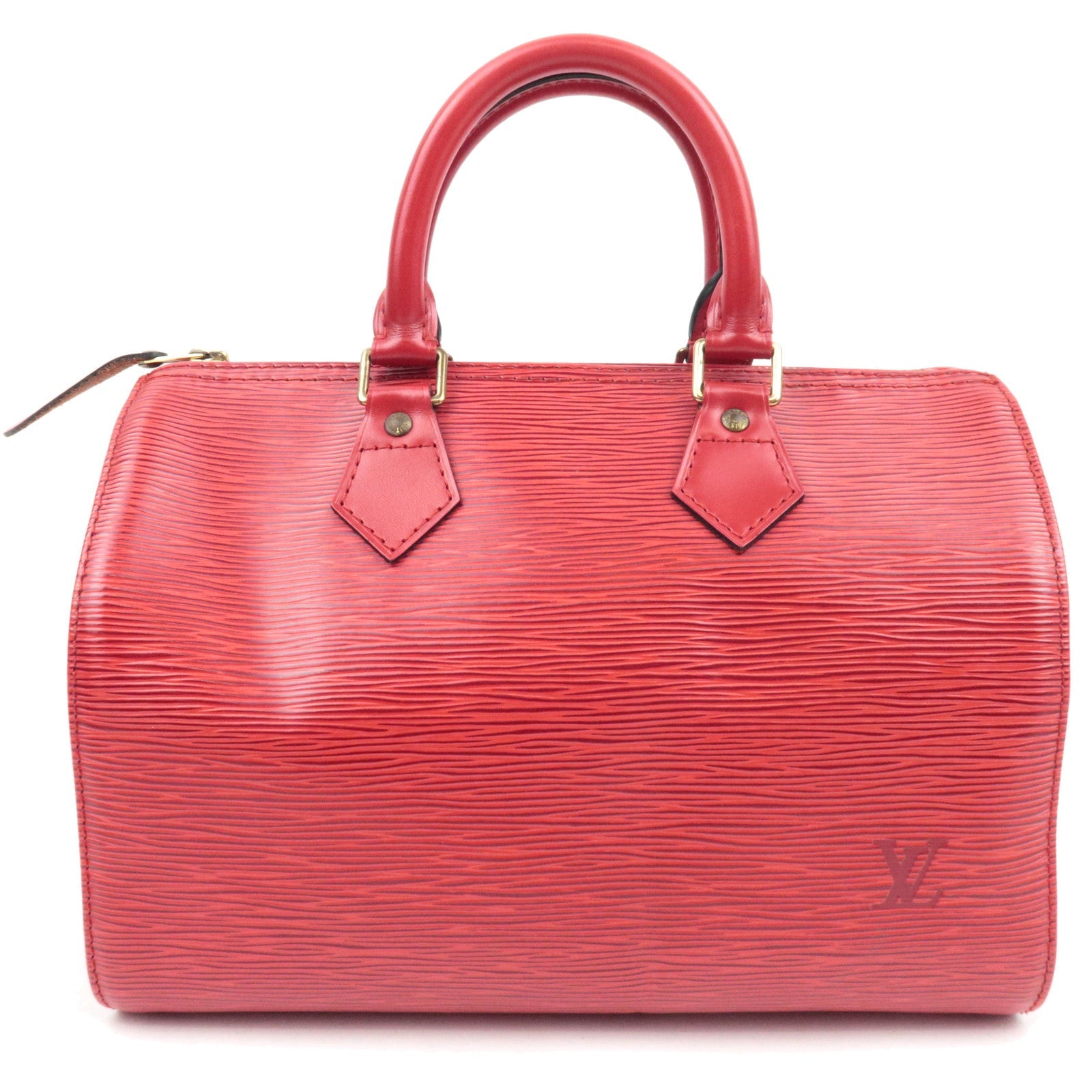 Louis Vuitton Epi Speedy 25 Handbag Castilian Red M43017 VI096483735
