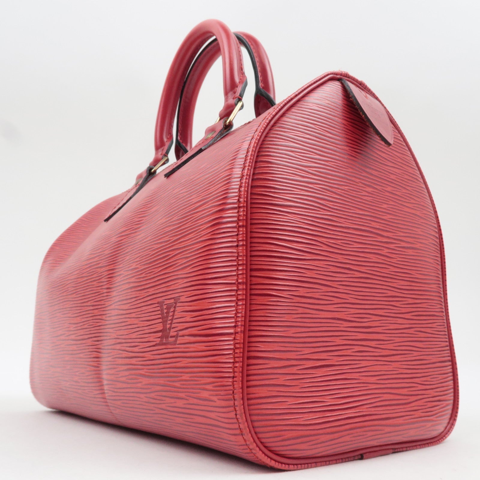Louis Vuitton Epi Speedy 25 Handbag Castilian Red M43017 VI0964