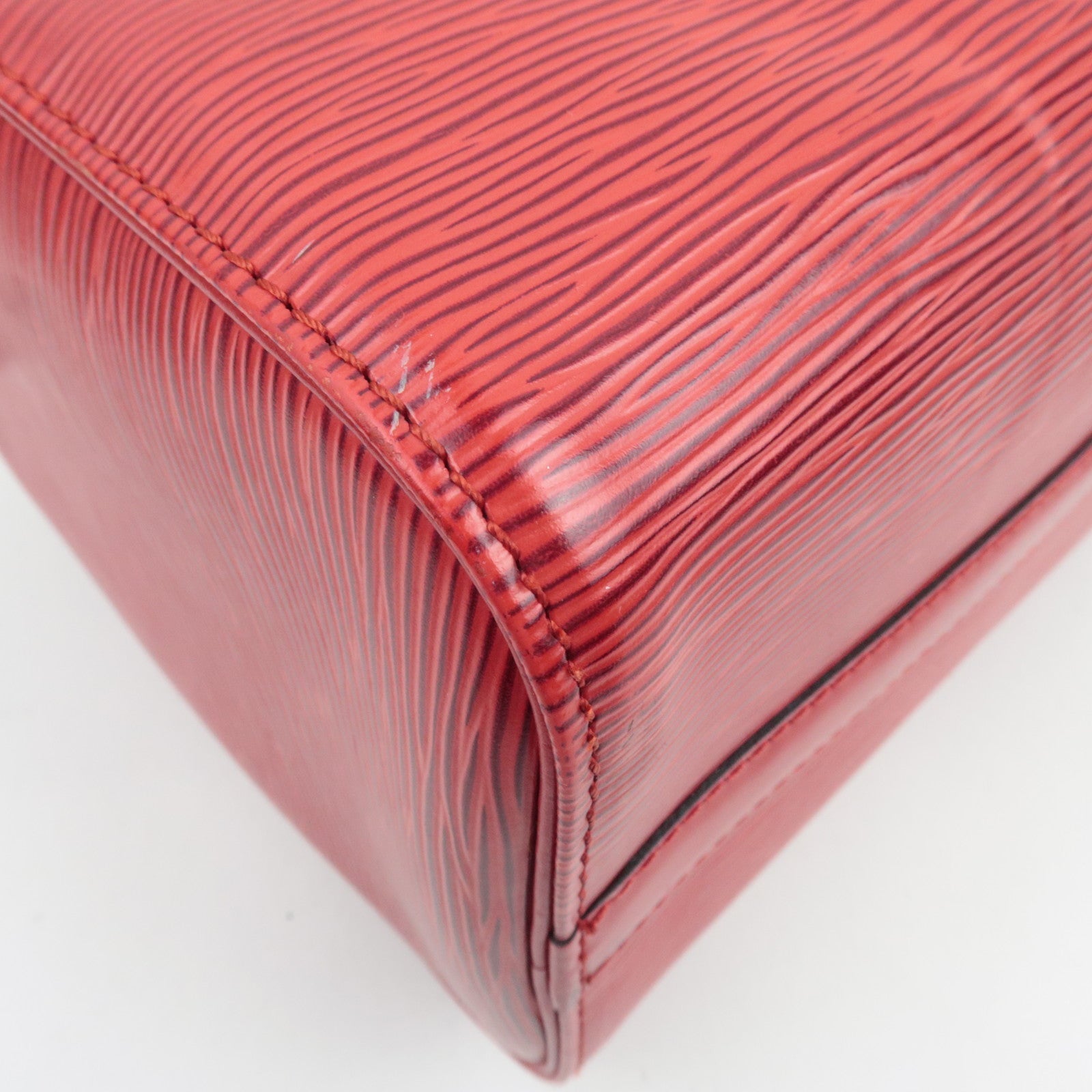 Louis Vuitton Epi Speedy 25 Handbag Castilian Red M43017 VI0964