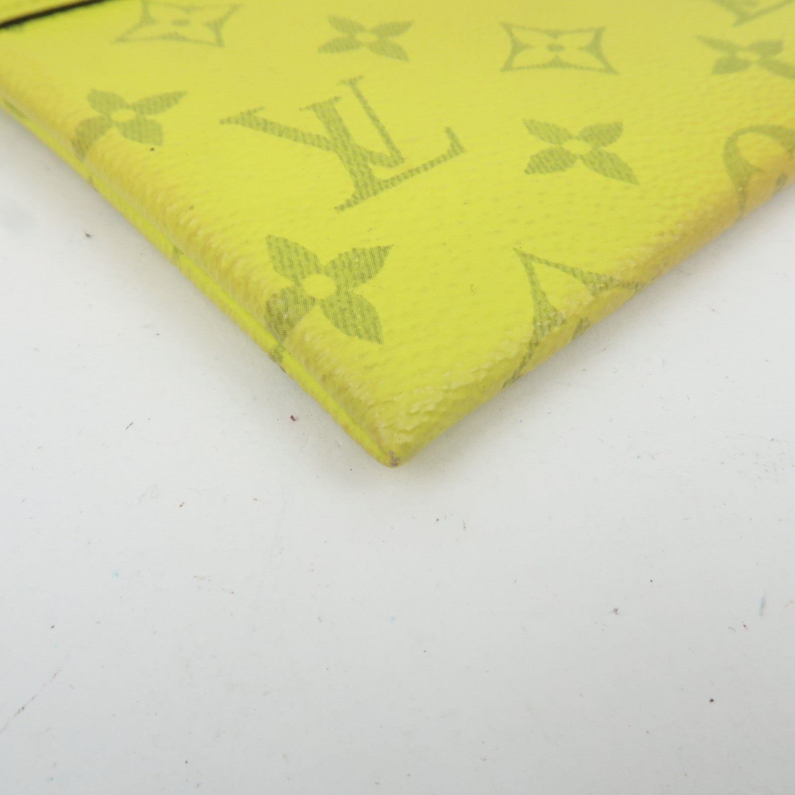 Louis Vuitton Taigarama Pochette Discovery PM Pouch Jaune M30581 SP1159