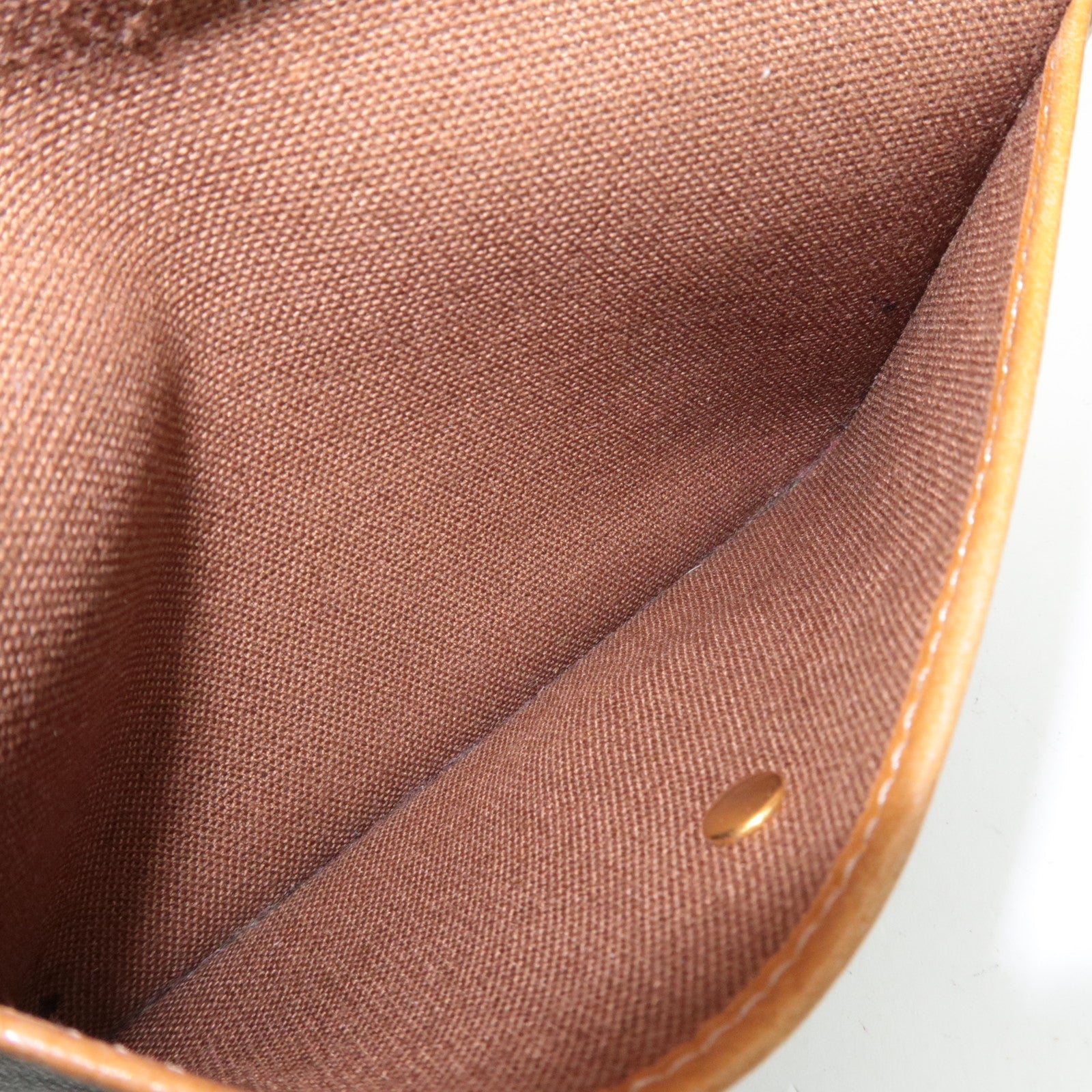 Christian Dior Honeycomb PVC Leather Pouch Black Brown