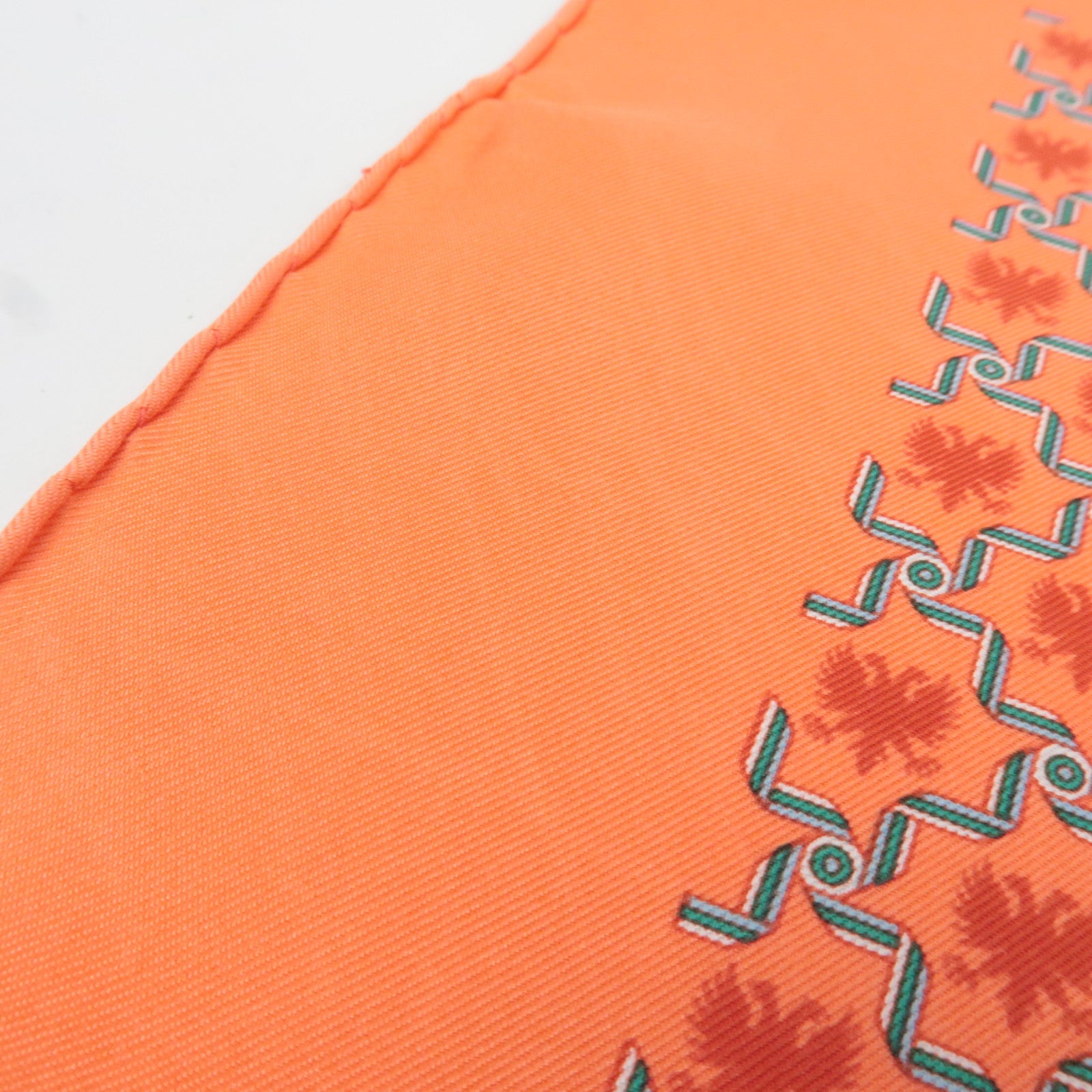 HERMES Petit Carre Carre 40 Scarf 100% Silk Pink