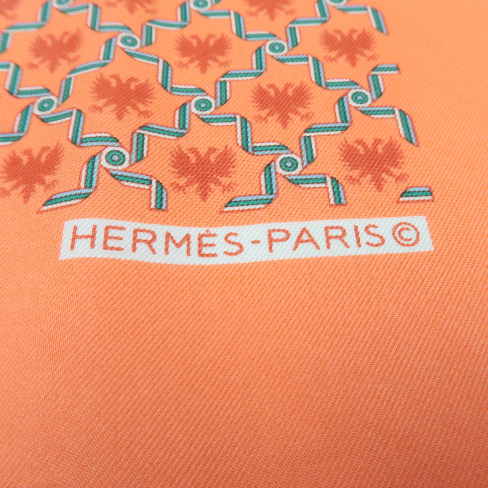 HERMES Petit Carre Carre 40 Scarf 100% Silk Pink