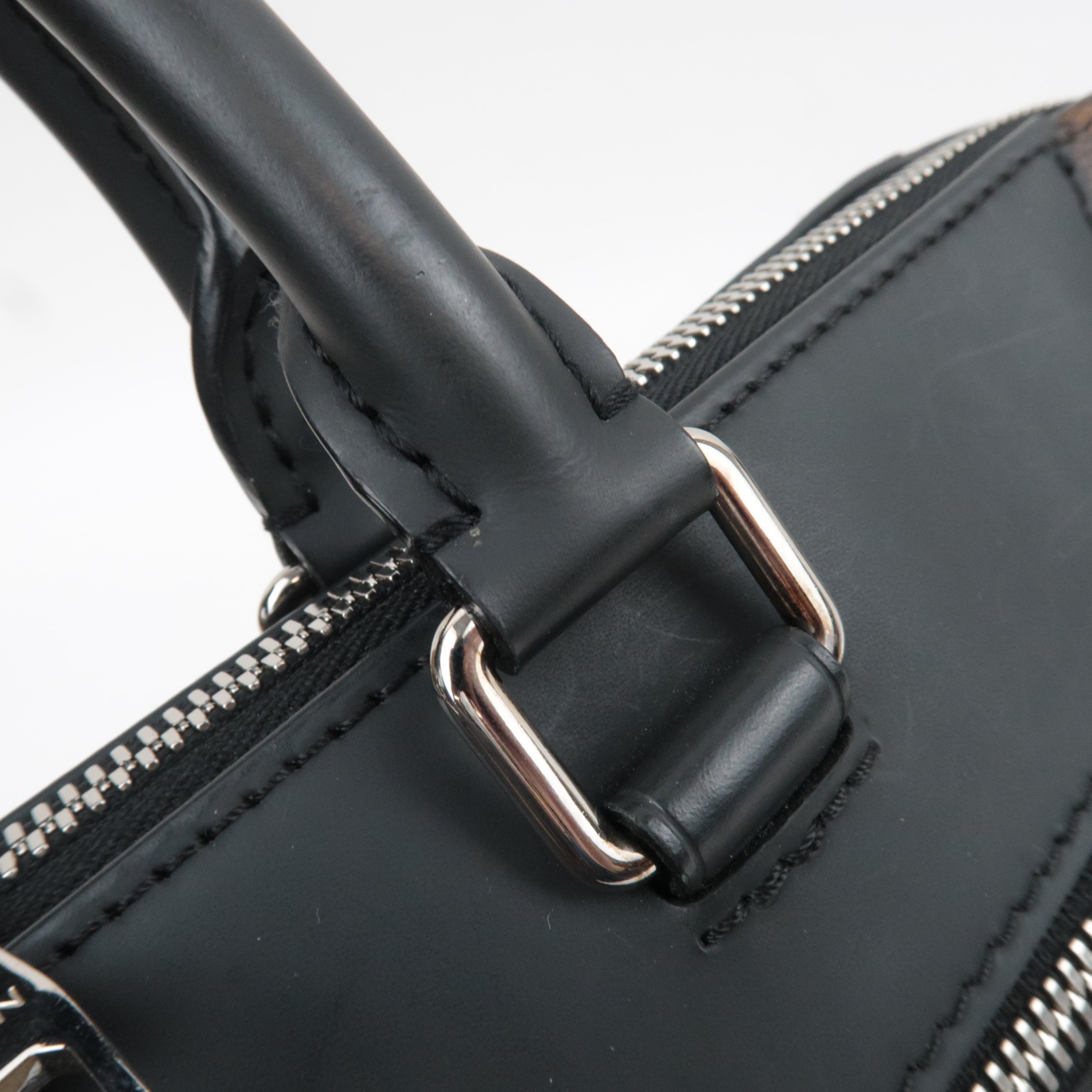 Louis Vuitton Monogram Macassar Porte Documents Jour 2Way Handbag M54019 CA4185 *Strap