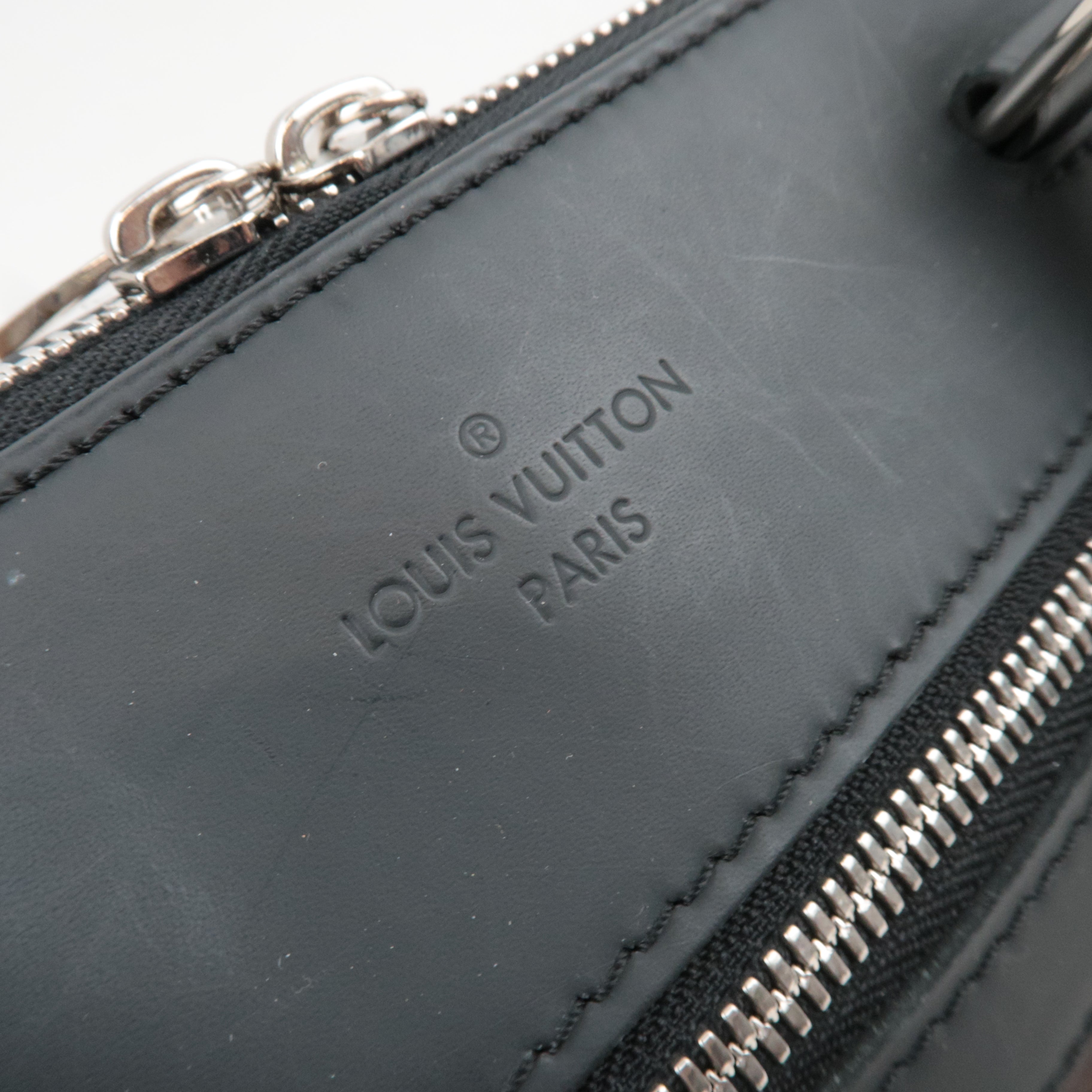 Louis Vuitton Monogram Macassar Porte Documents Jour 2Way Handbag M54019 CA4185 *Strap