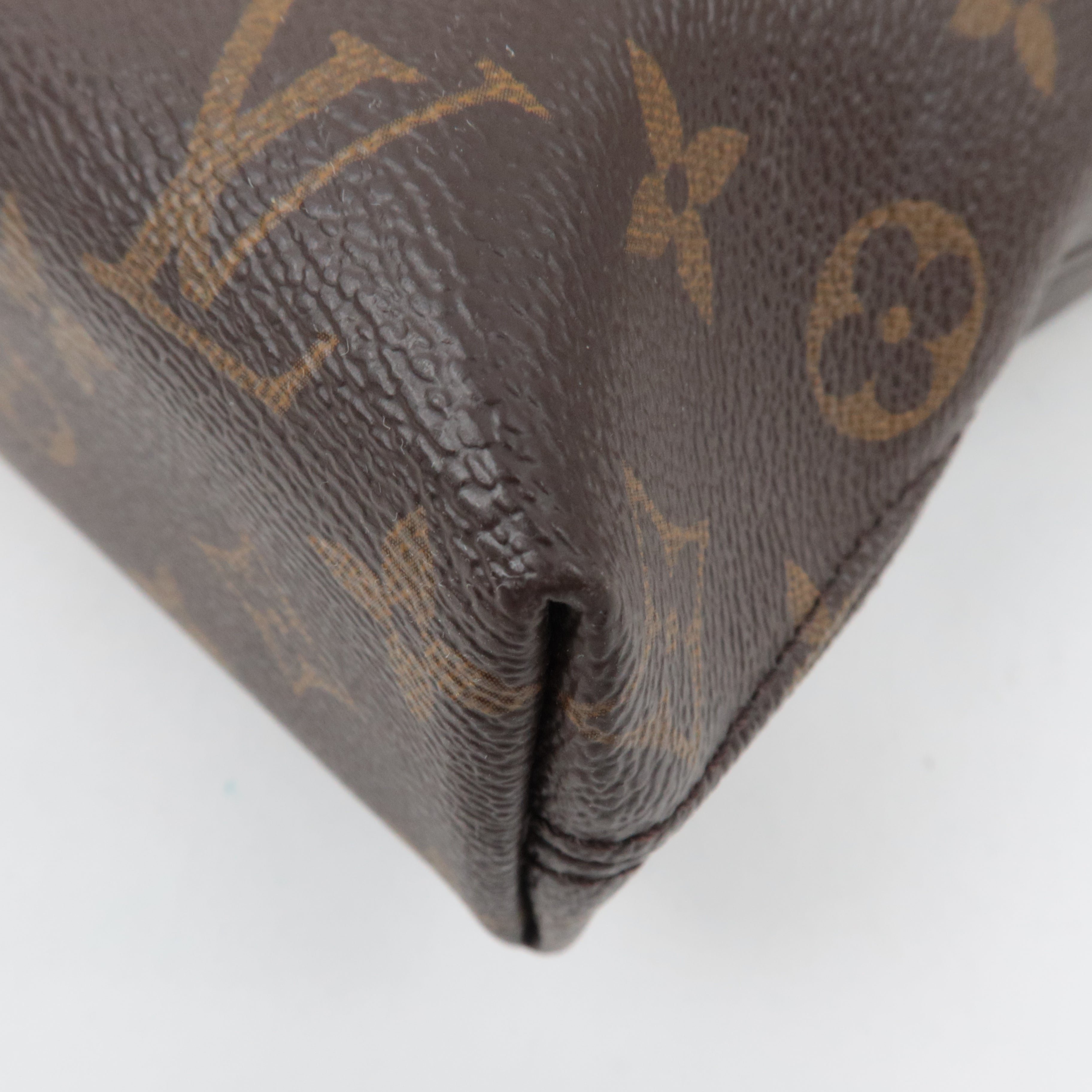 Louis Vuitton Monogram Macassar Porte Documents Jour 2Way Handbag M54019 CA4185 *Strap