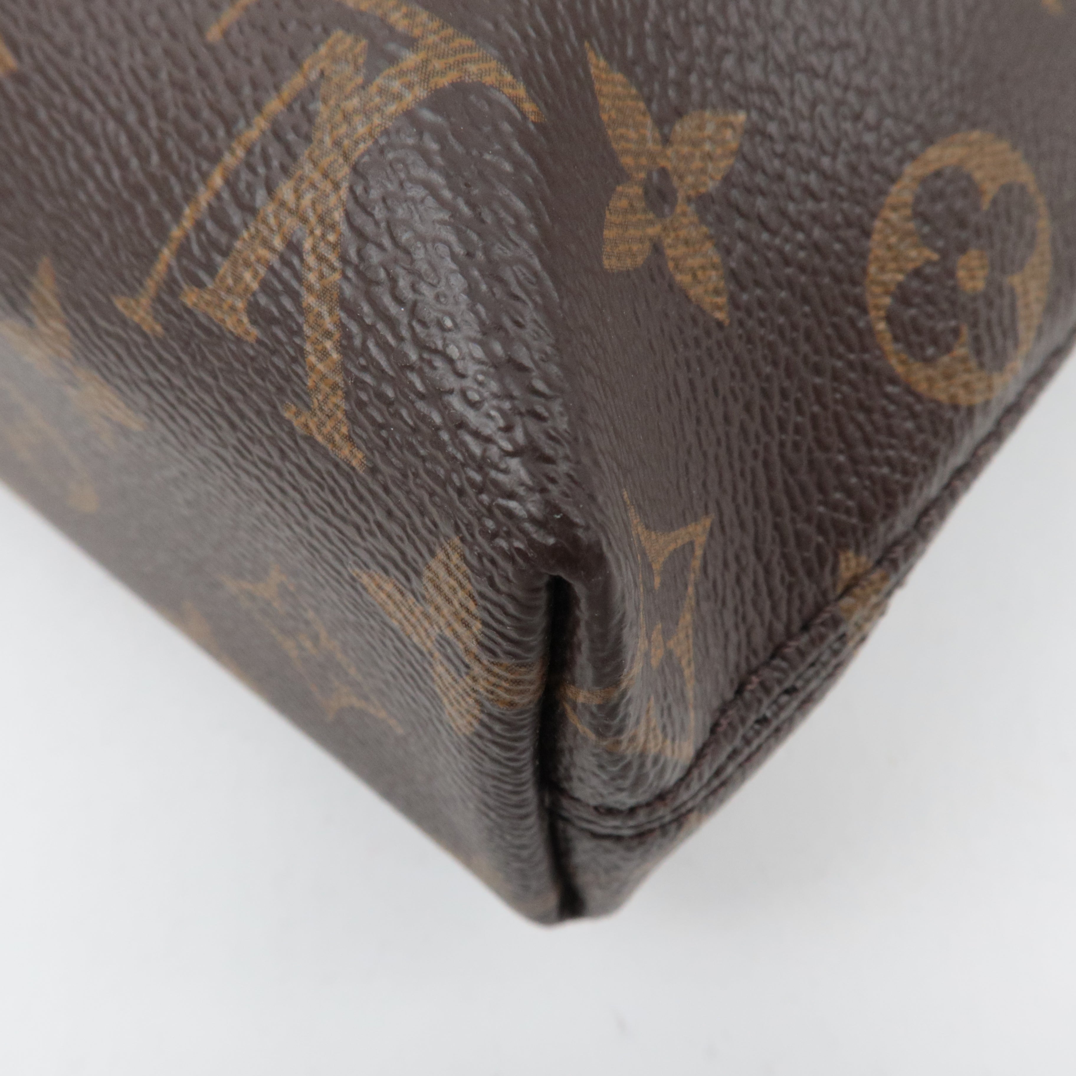 Louis Vuitton Monogram Macassar Porte Documents Jour 2Way Handbag M54019 CA4185 *Strap