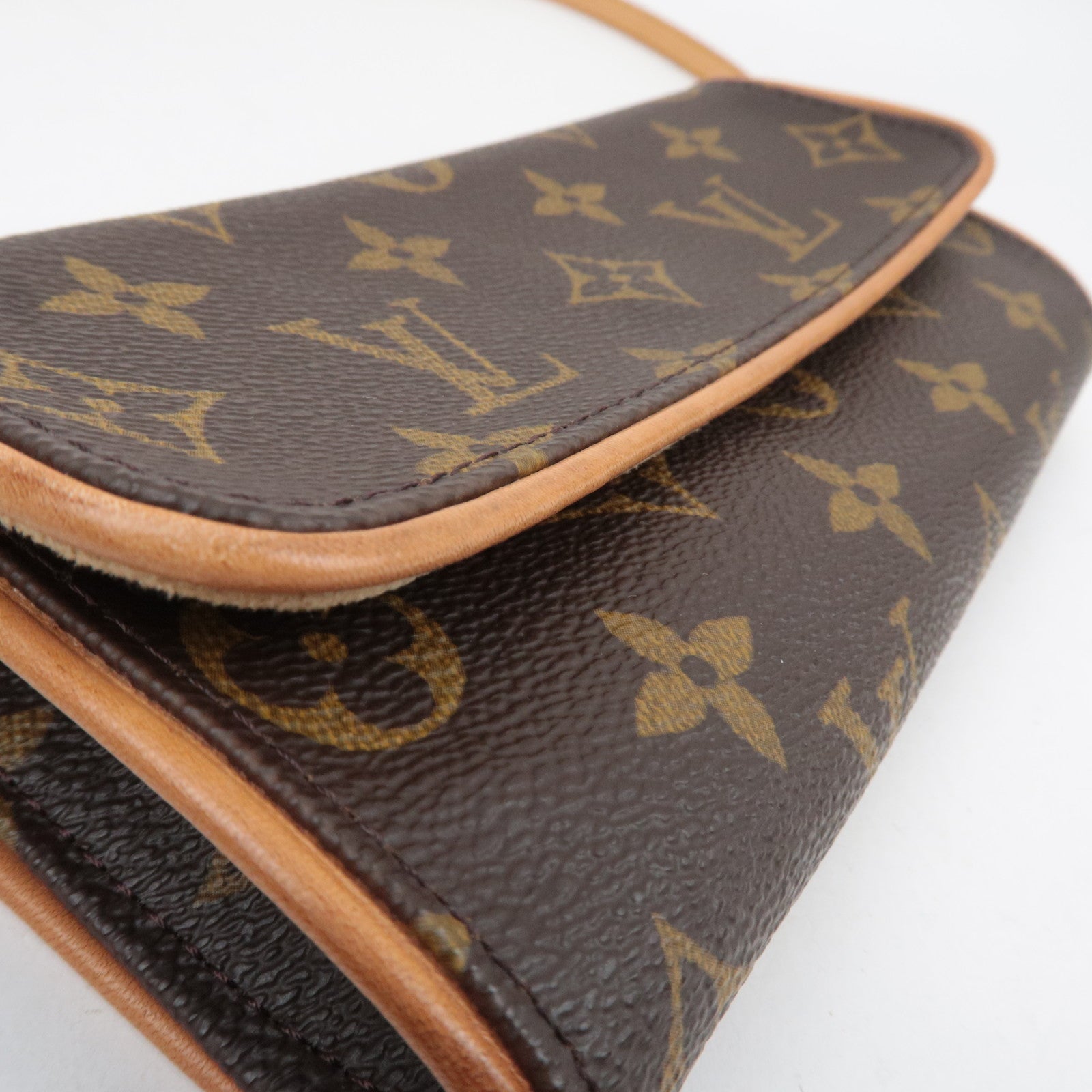 Louis Vuitton Monogram Pochette Twin PM Shoulder Bag M51854 CA0050 *Strap