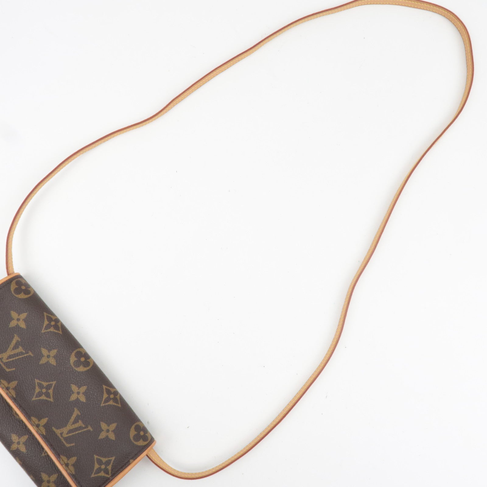 Louis Vuitton Monogram Pochette Twin PM Shoulder Bag M51854 CA0050 *Strap