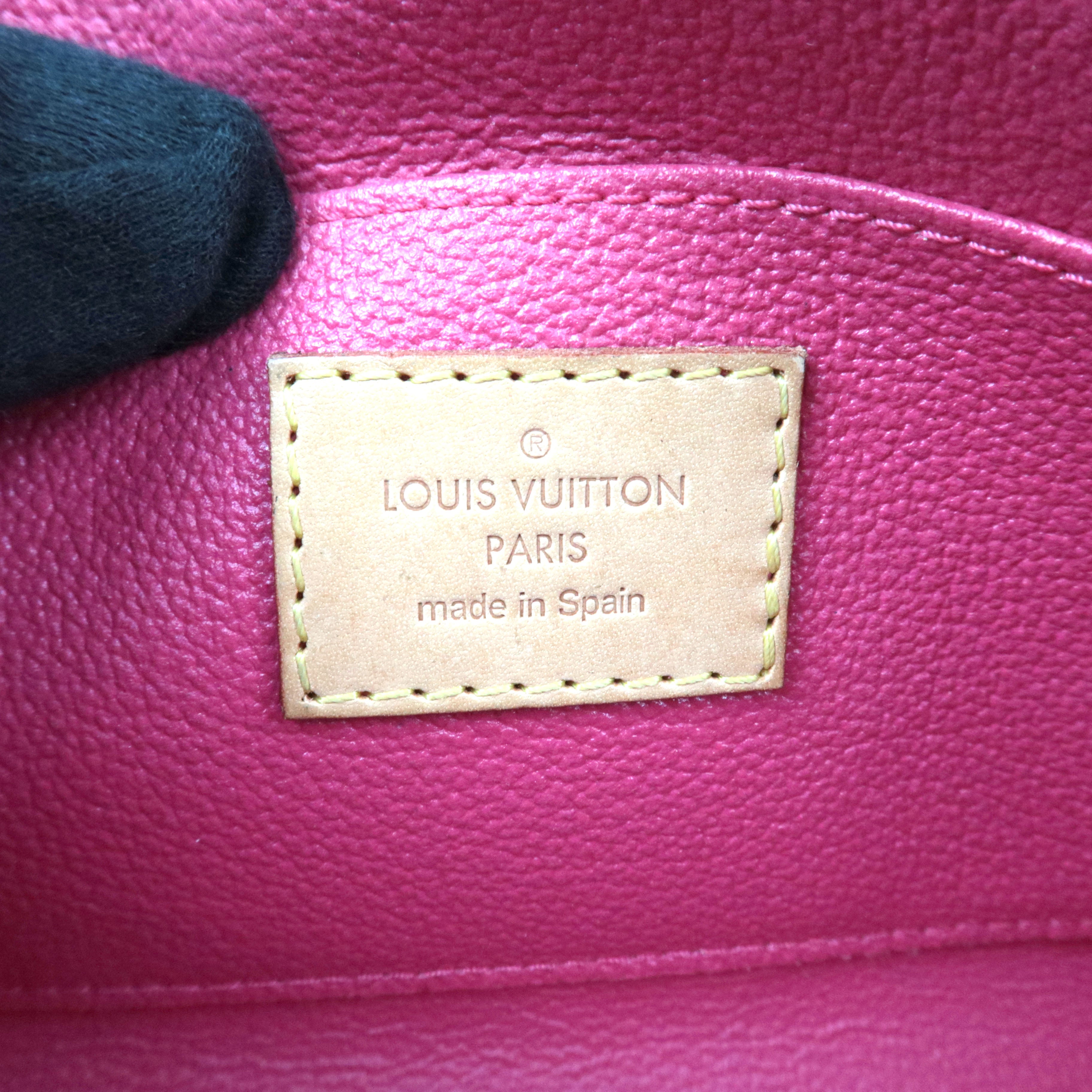 Louis Vuitton Monogram Multicolore Pochette Cosmetic Pouch Noir Grunard M47355 CA4121