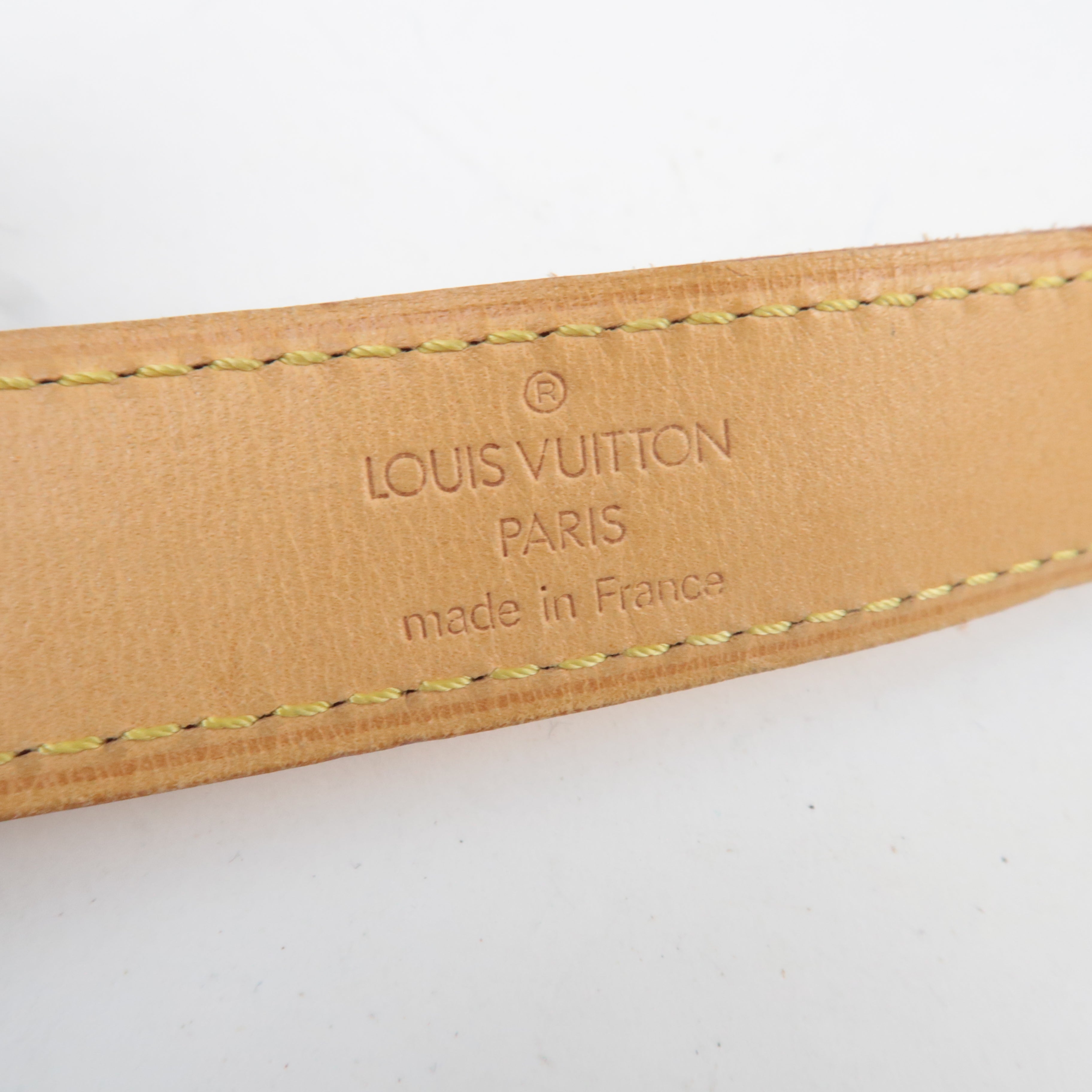 Louis Vuitton Monogram Denim Baggy GM Shoulder Bag Blue M95048 FL0056, TH0096 *Long strap