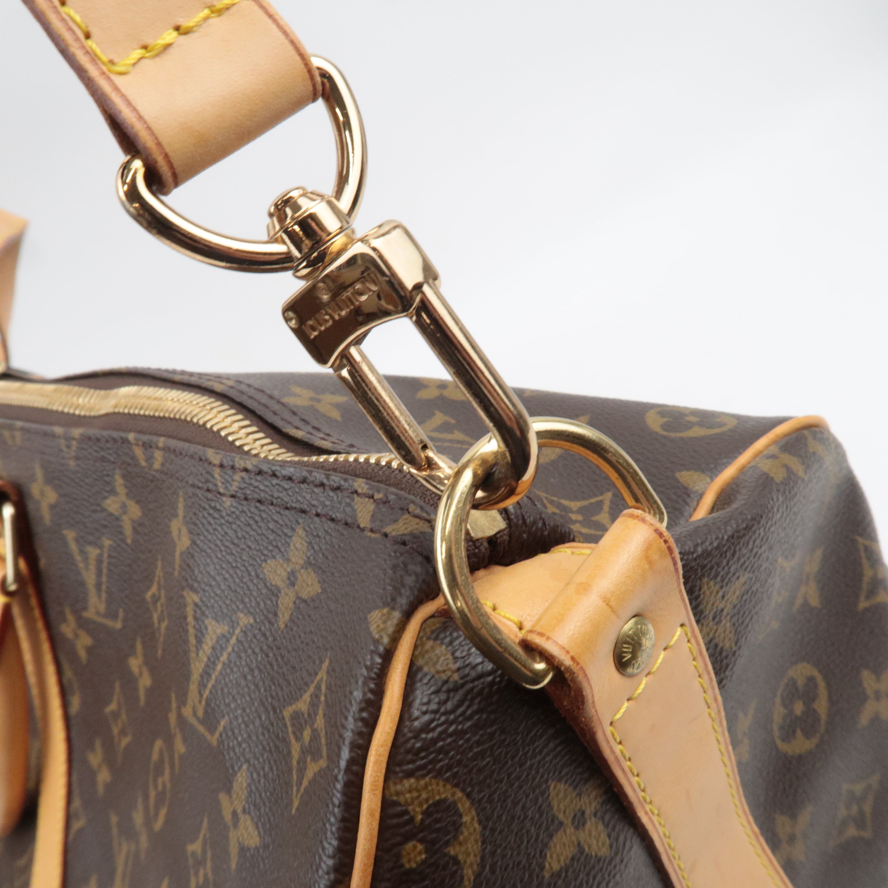 Louis Vuitton Monogram Keepall Bandouliere 50 Travel Bag M41416 MB1024 *Strap, Poignet