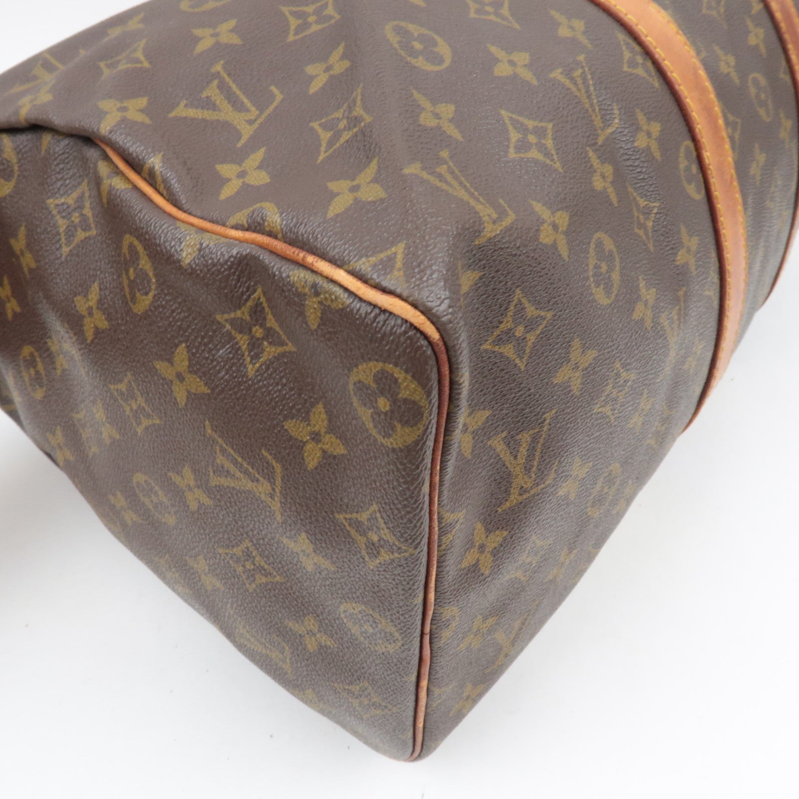 Louis Vuitton Monogram Keepall 45 Old Model Travel Bag M41428 VI873 *Name tag, Poignet, Lock