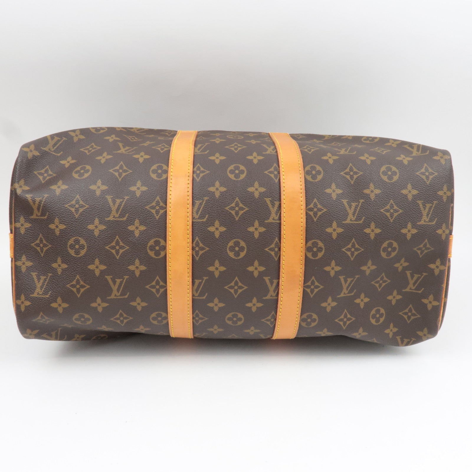 Louis Vuitton Monogram Keepall Bandouliere 45 Travel Bag M41418 VI874 *Strap, Poignet