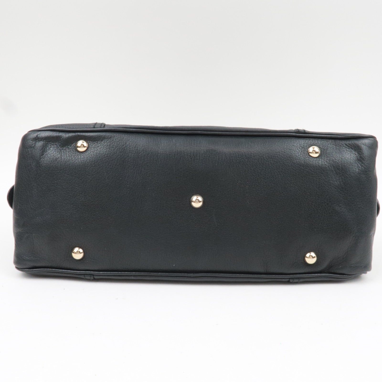 GUCCI Princy Leather Shoulder Bag Black 161720