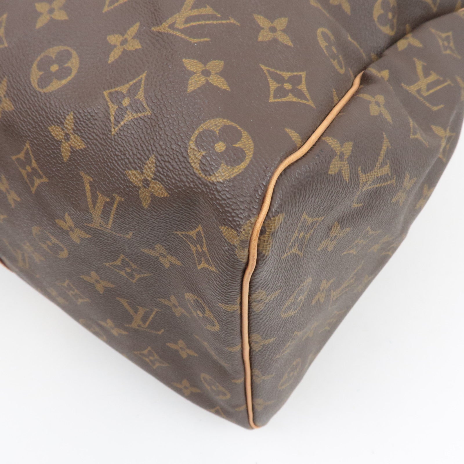 Louis Vuitton Monogram Keepall 50 Travel Bag M41426 FL0081 *Name Tag, Poignet