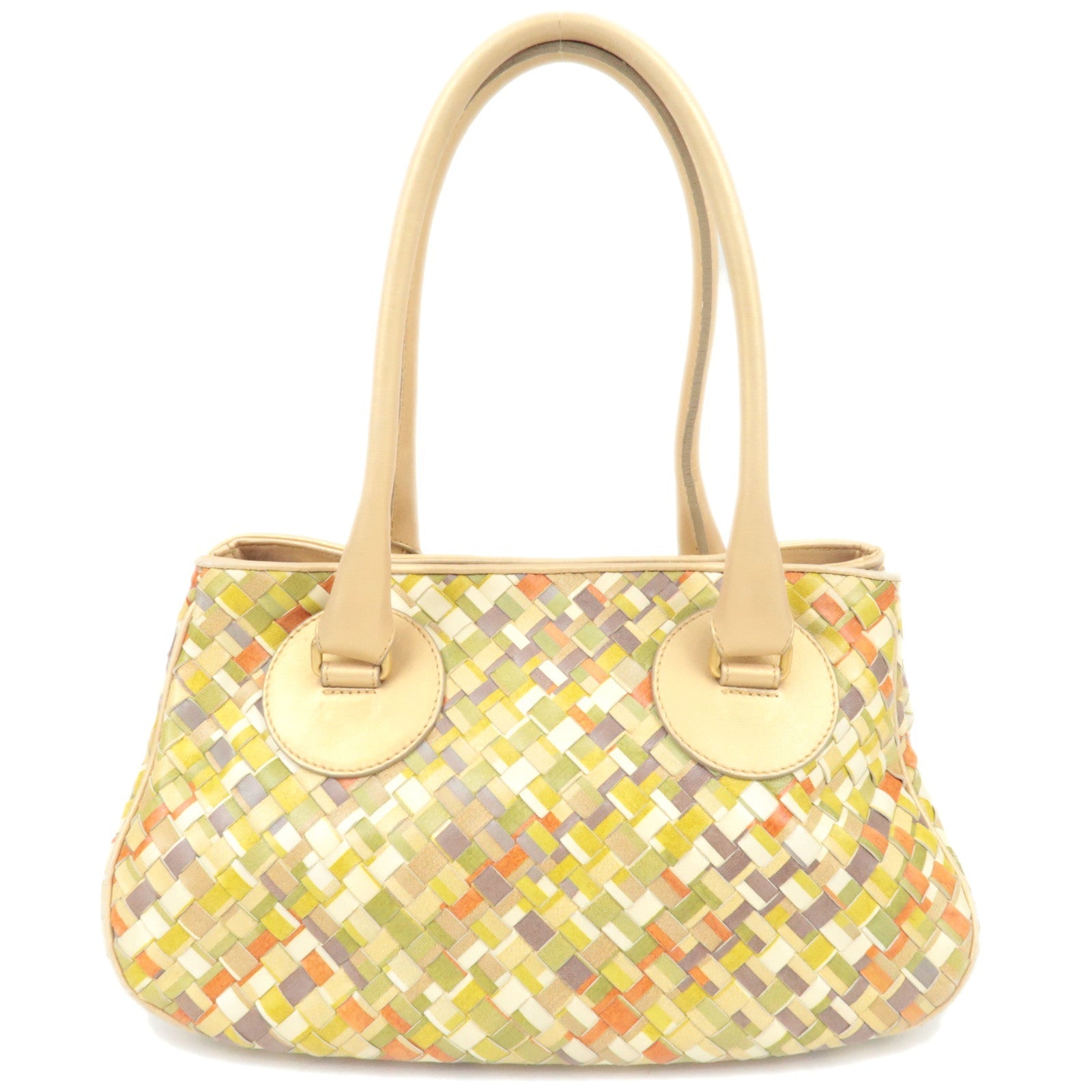 BOTTEGA VENETA Intrecciato Leather Tote Bag Multicolor 14248483995