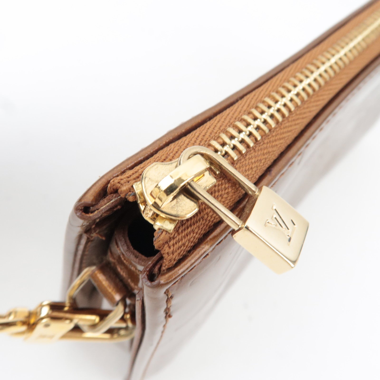 Louis Vuitton Monogram Vernis Lexington Handbag Bronze M91133 VI1011