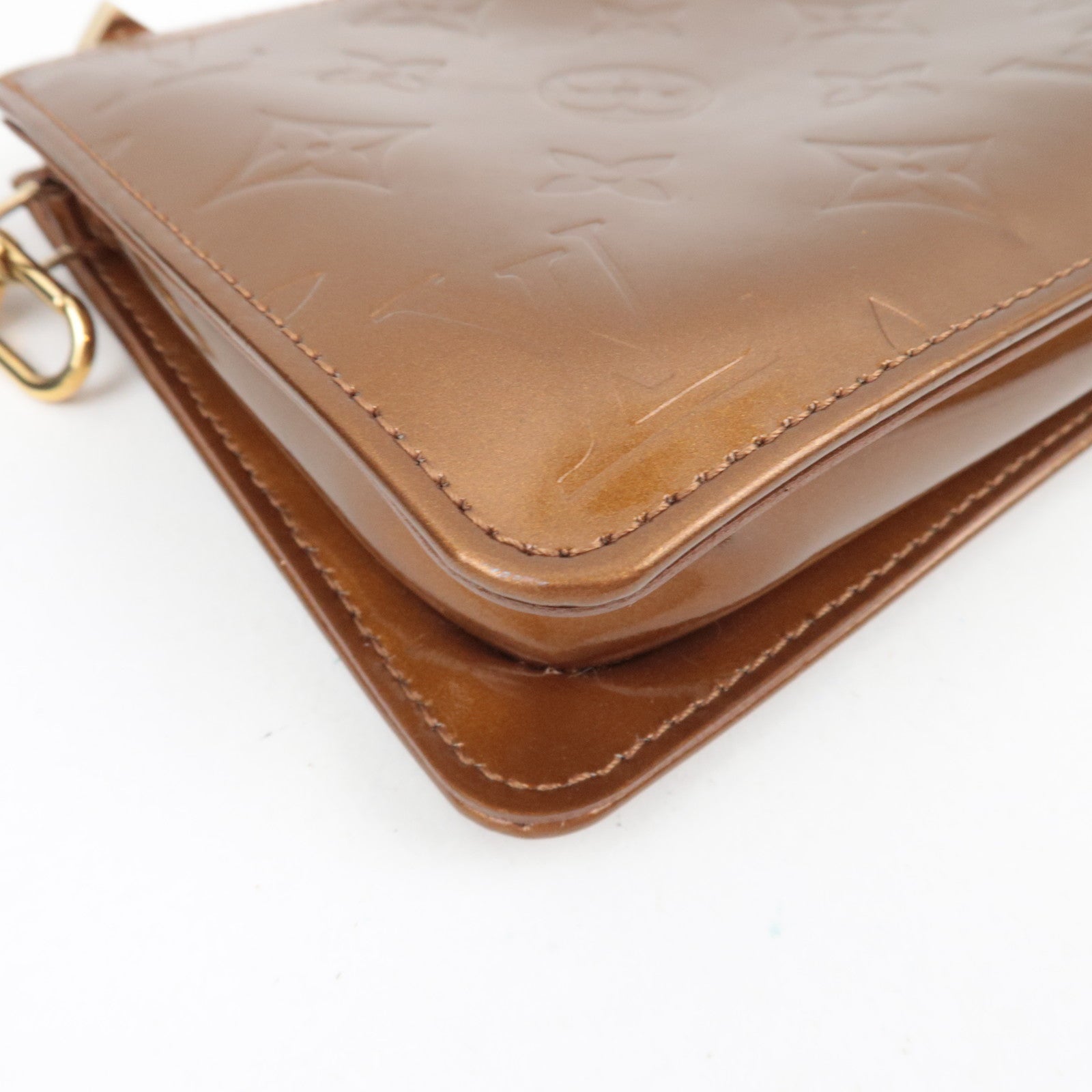 Louis Vuitton Monogram Vernis Lexington Handbag Bronze M91133 VI1011