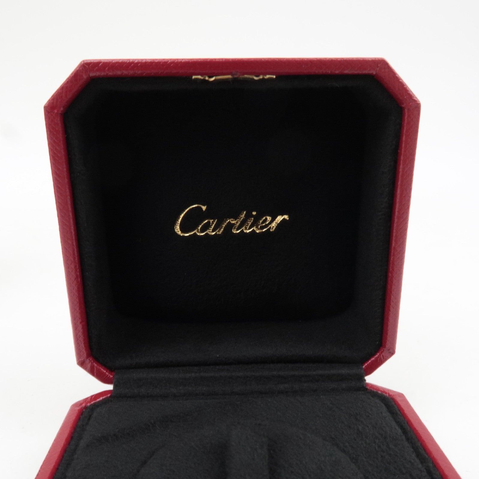 Cartier Set of 2 Jewelry Box for Rings Red Black