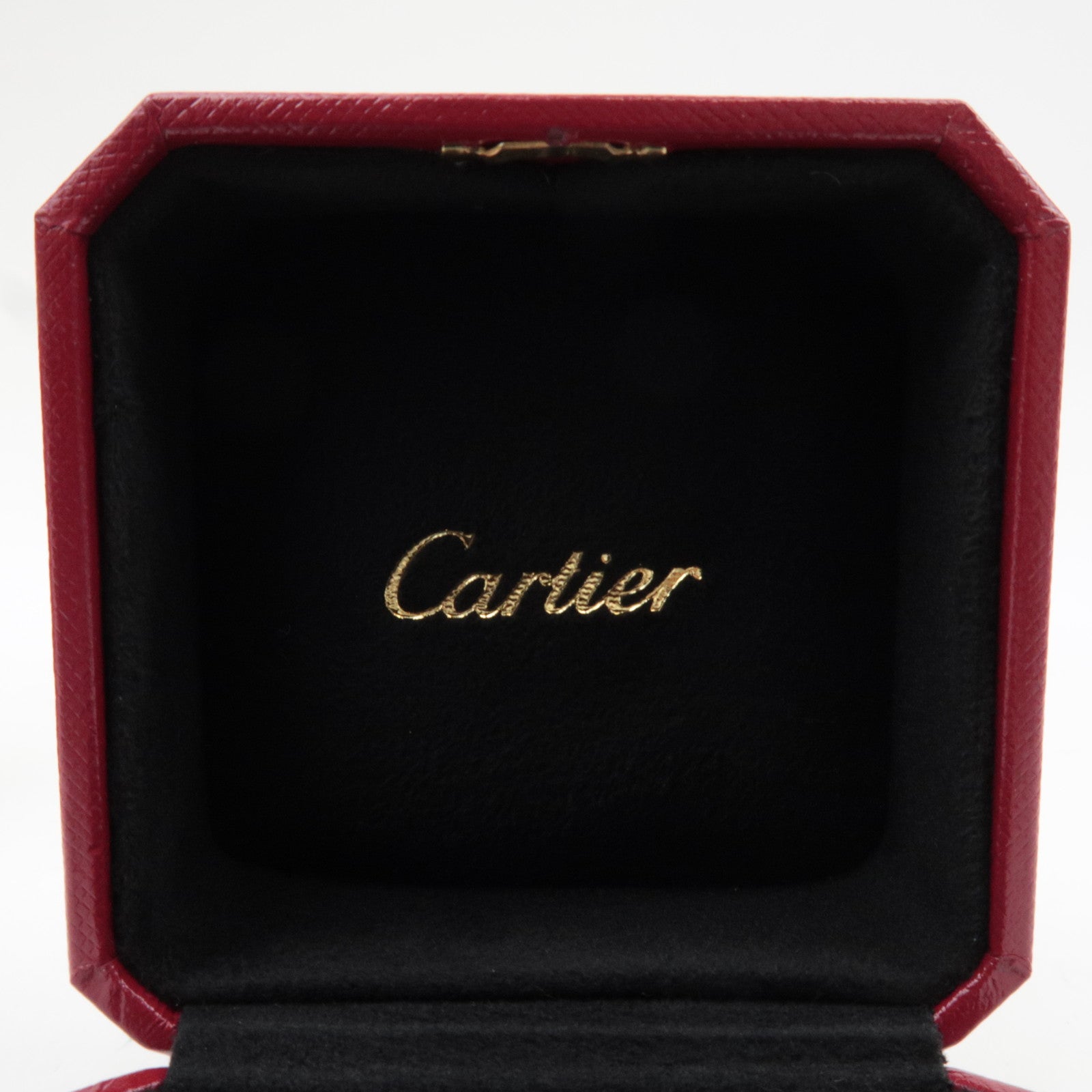 Cartier Set of 2 Jewelry Box for Rings Red Black