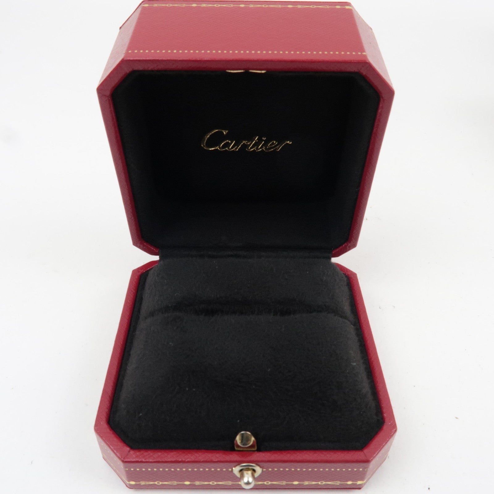 Cartier Set of 2 Jewelry Box for Rings Red Black