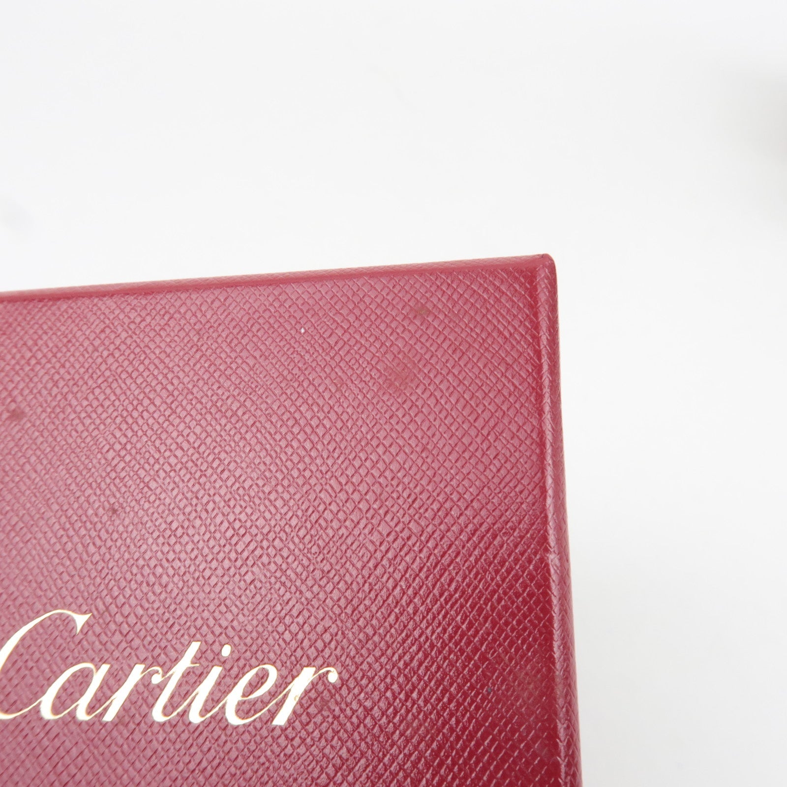 Cartier Set of 2 Jewelry Box for Rings Red Black