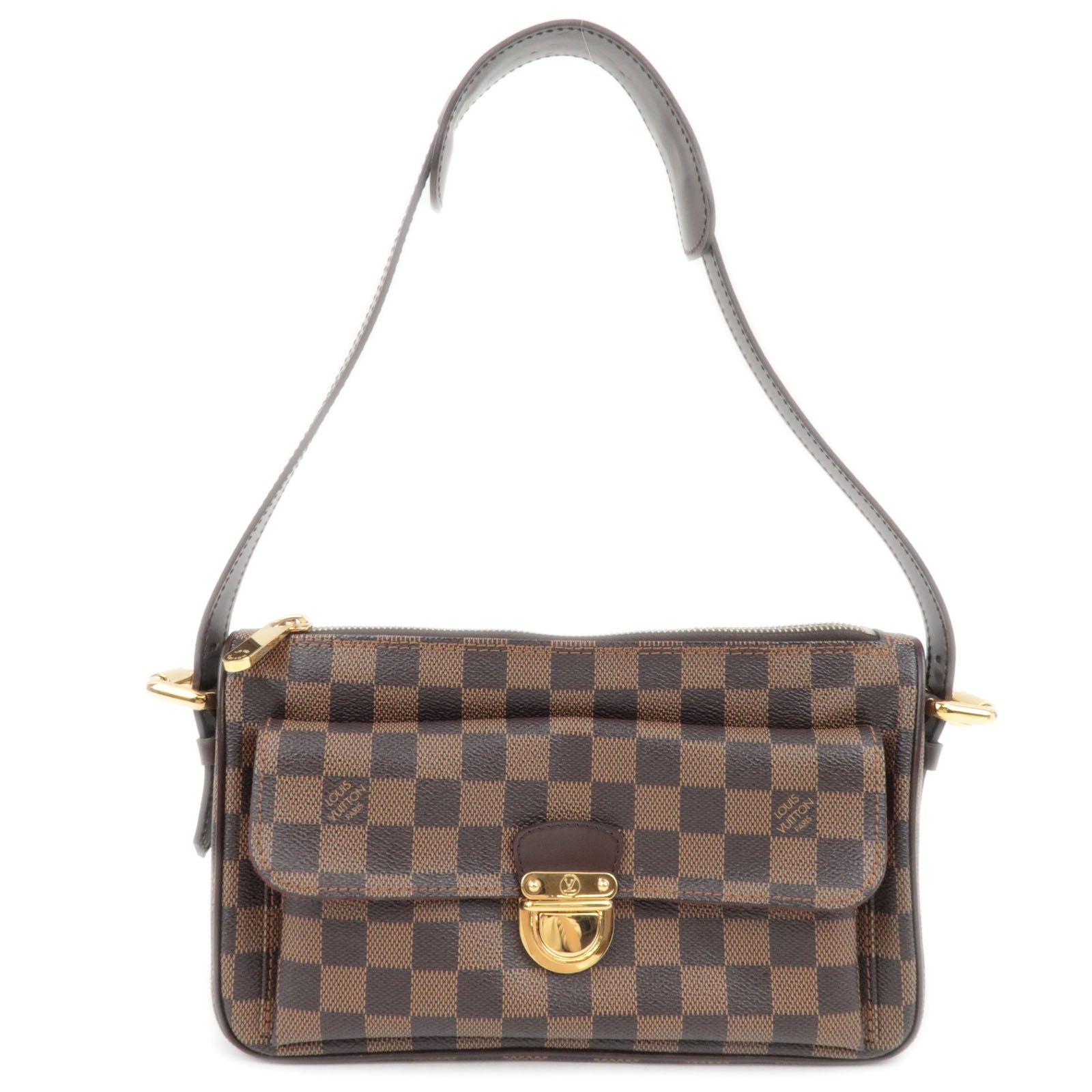 Louis Vuitton Damier Ravello GM Shoulder Bag N60006 VI0036 *Short strap84075