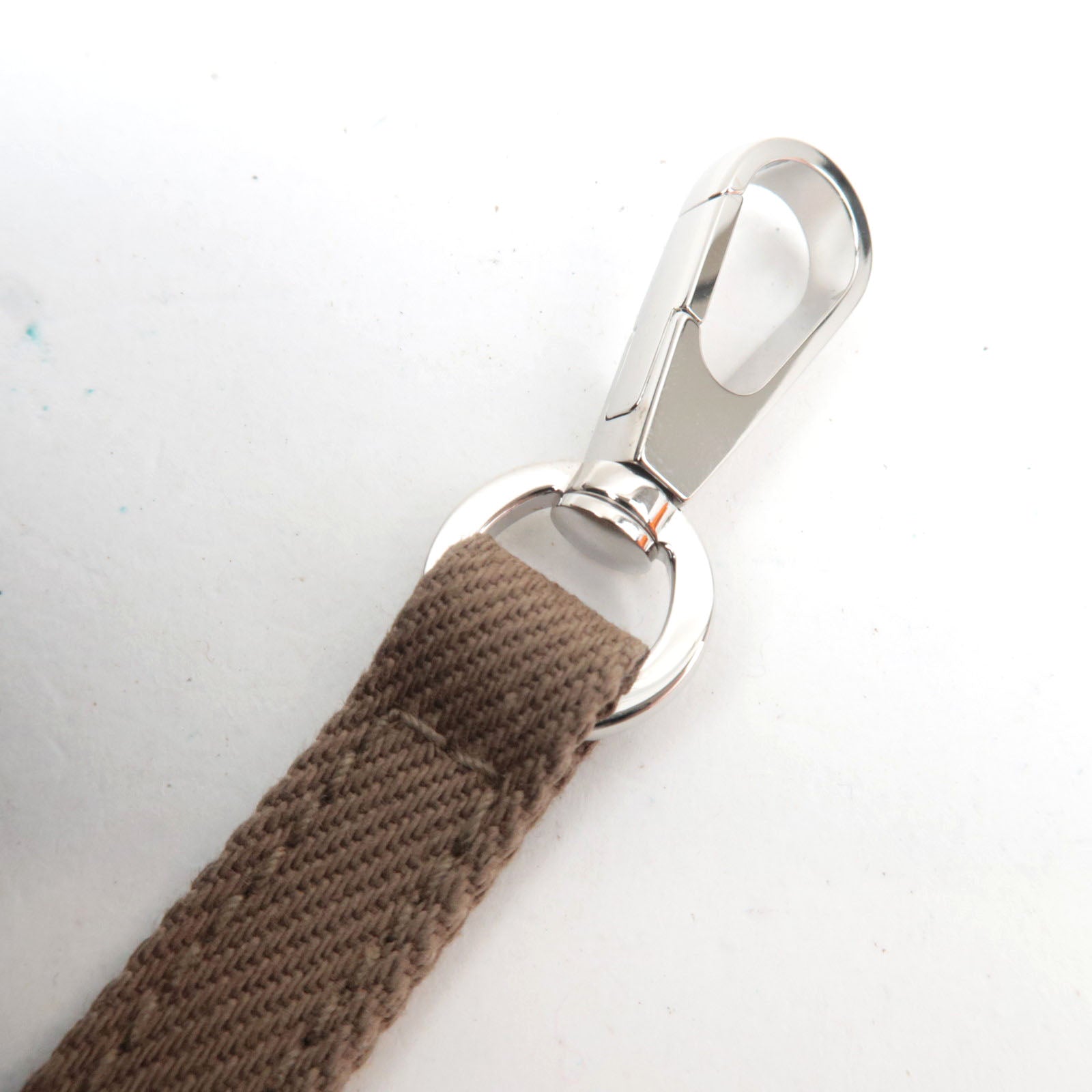 HERMES Valparaiso Long PM Toile Chevron Leather Handbag □J Stamp (2006) Etoupe *Dust bag, Pouch