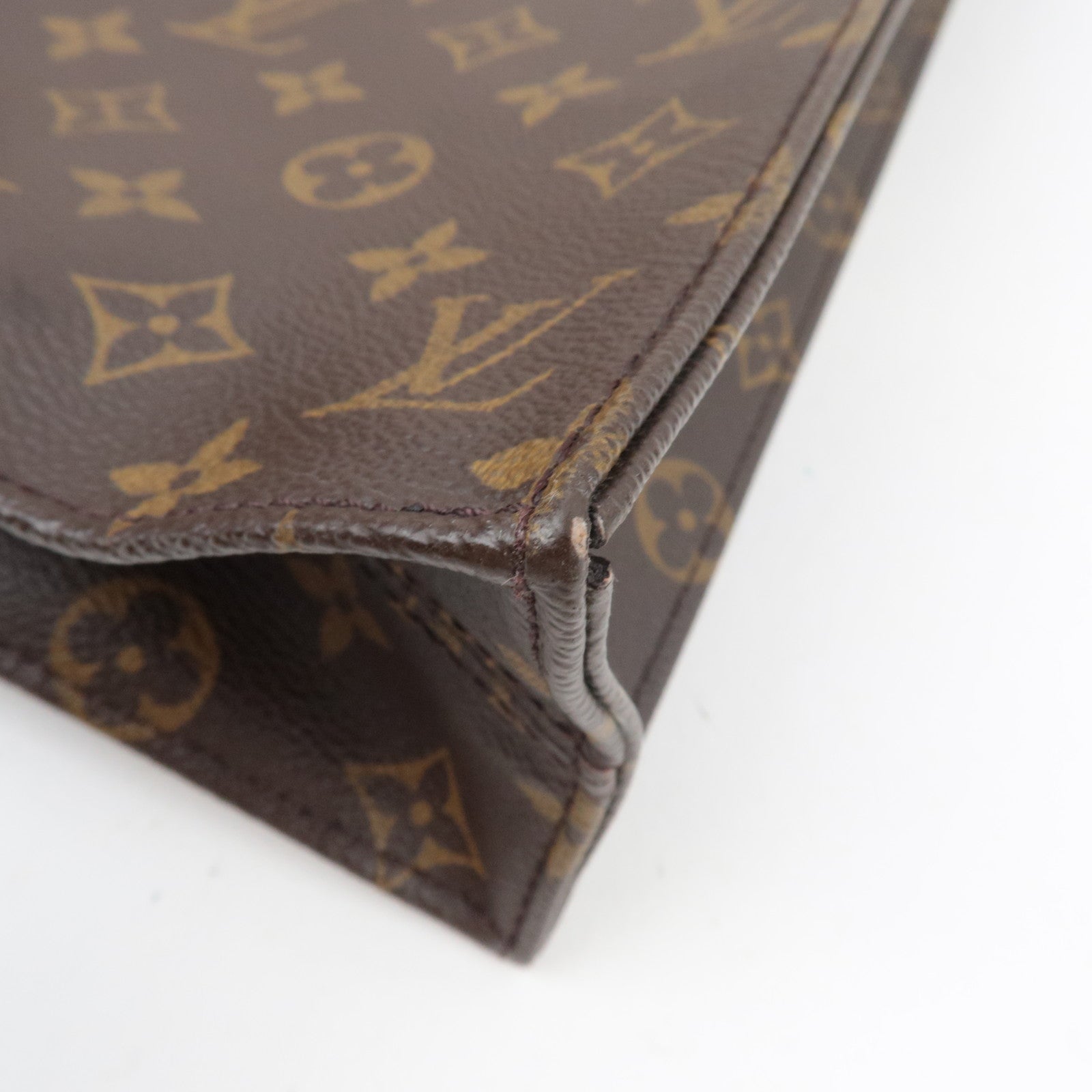 Louis Vuitton Monogram Sac Plat Tote Bag M51140 MI1014