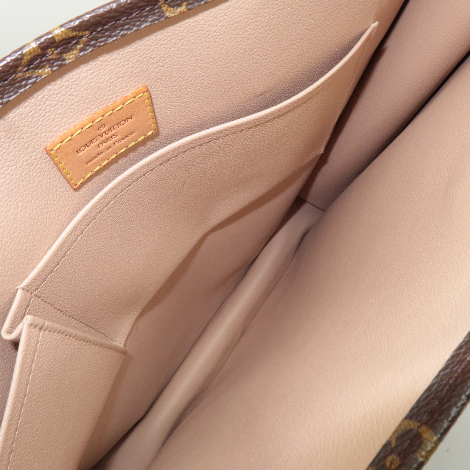 Louis Vuitton Monogram Sac Plat Tote Bag M51140 MI1014