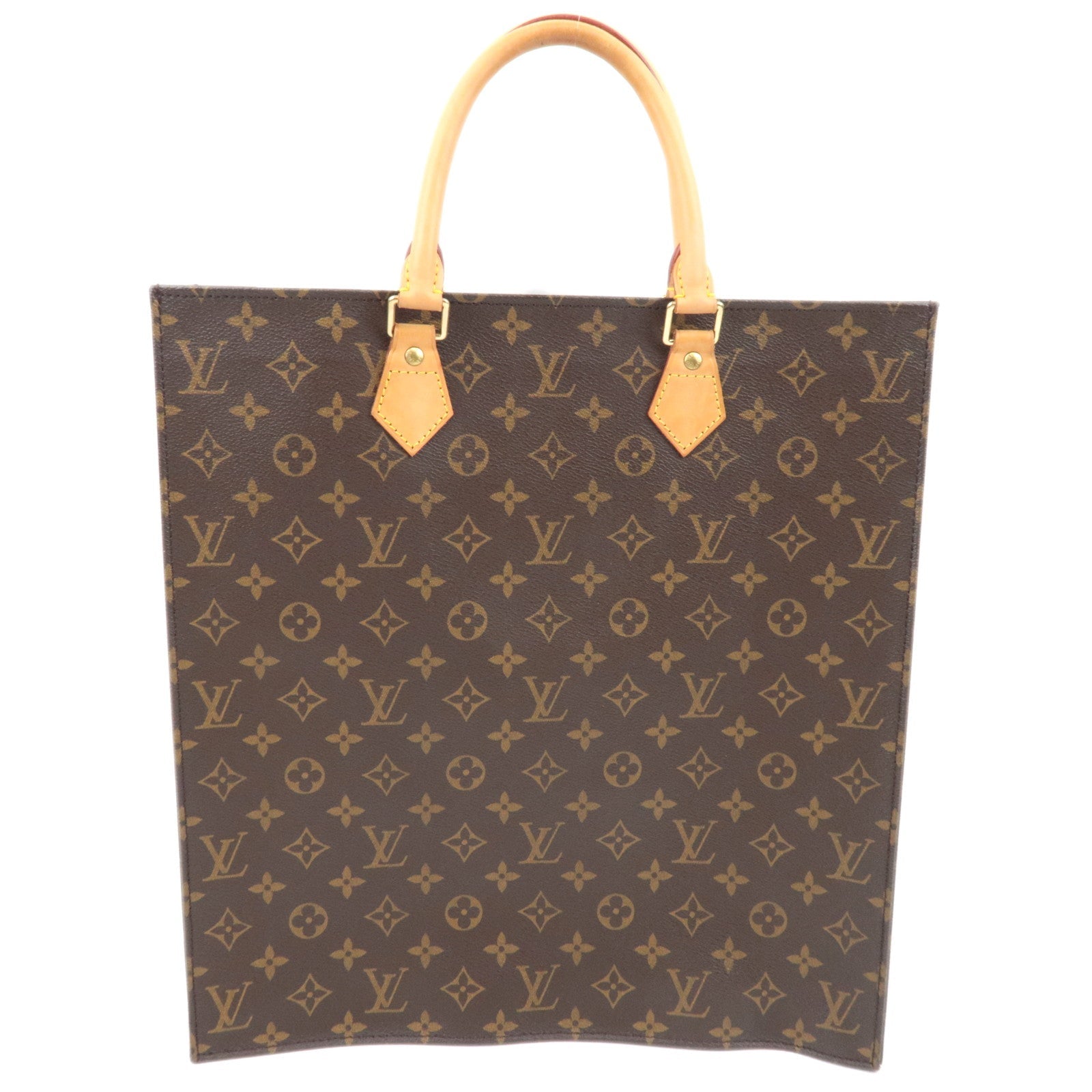 Louis Vuitton Monogram Sac Plat Tote Bag M51140 MI101484240