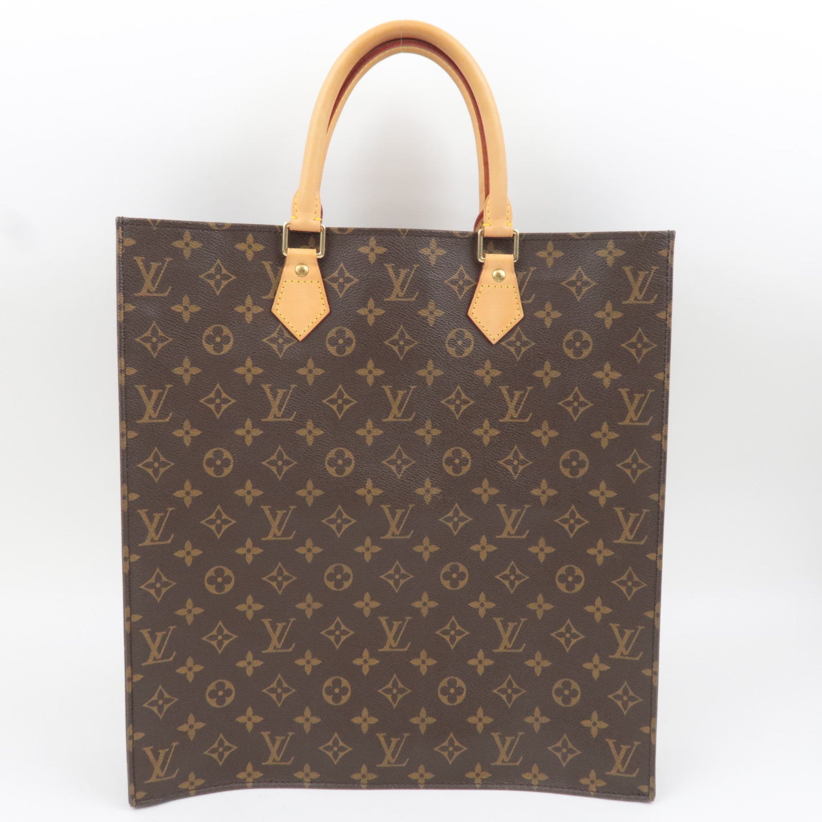 Louis Vuitton Monogram Sac Plat Tote Bag M51140 MI1014