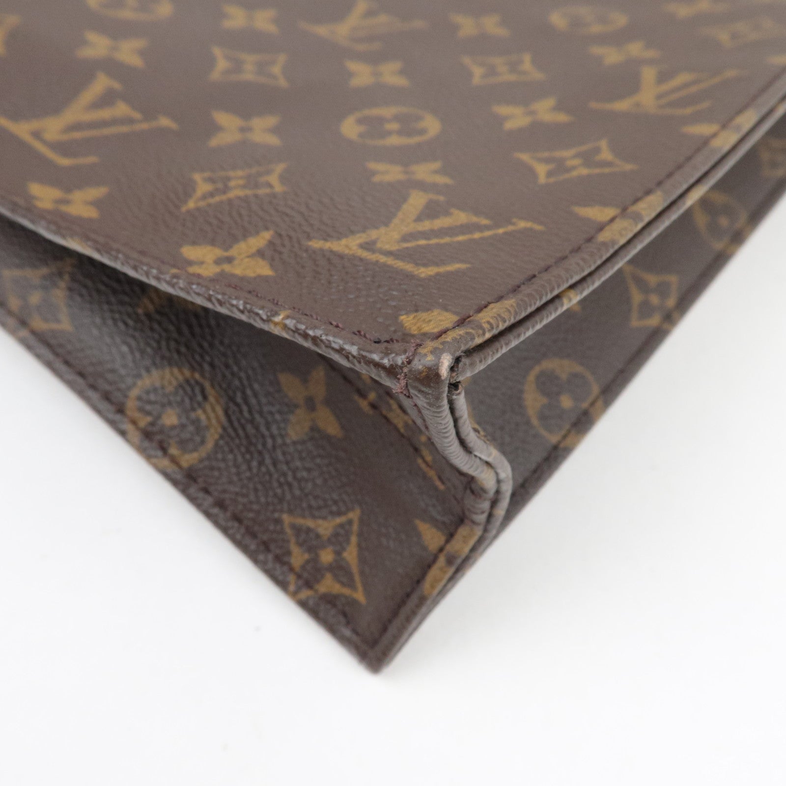 Louis Vuitton Monogram Sac Plat Tote Bag M51140 MI1014