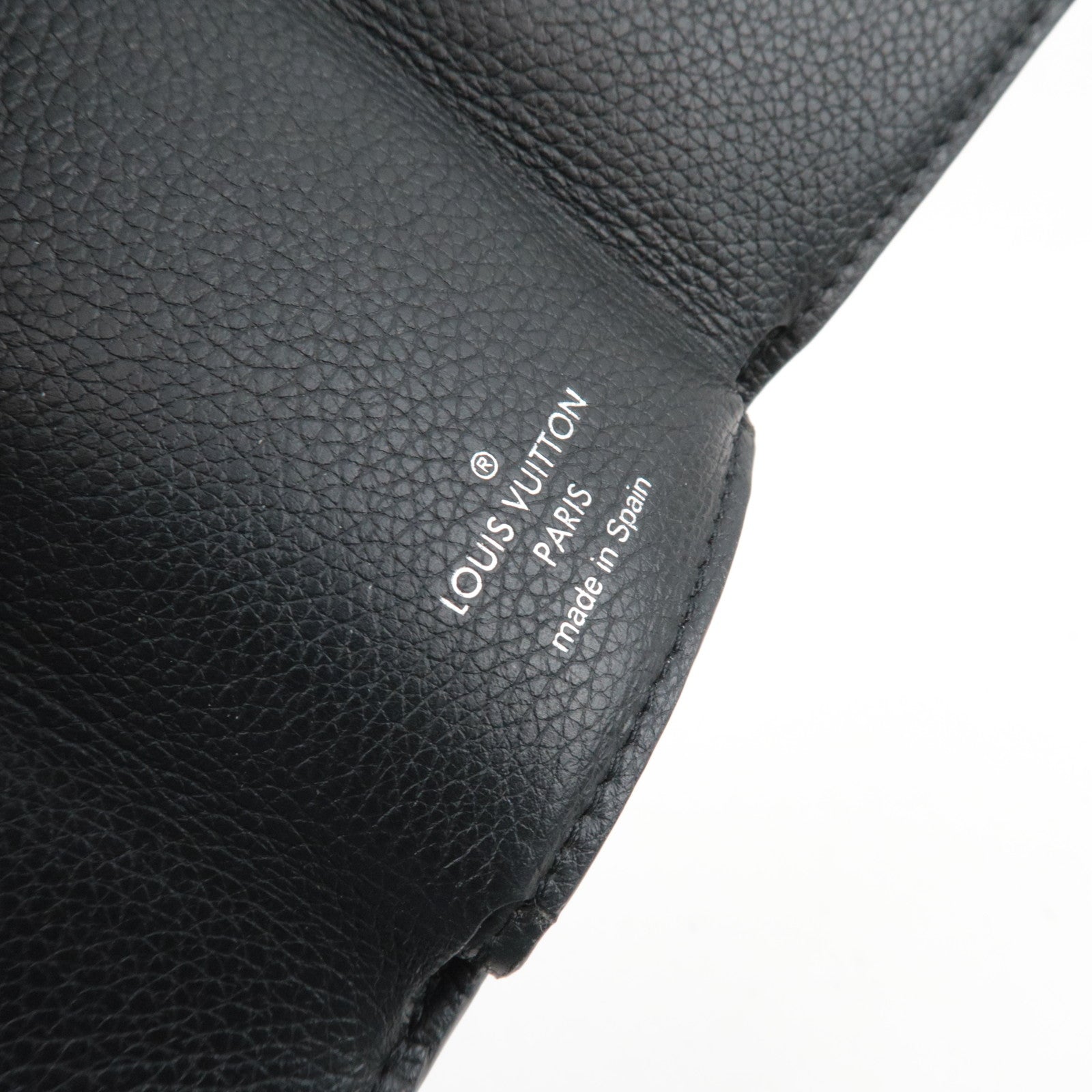 Louis Vuitton Portefeuille Lock Mini Mini Wallet Leather Noir M63921 UB1119