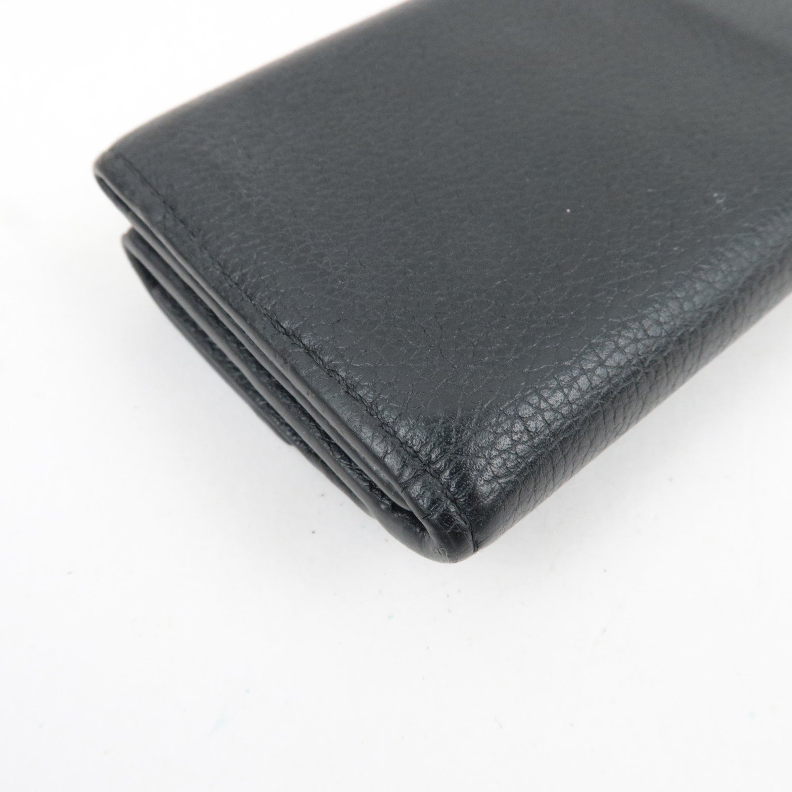 Louis Vuitton Portefeuille Lock Mini Mini Wallet Leather Noir M63921 UB1119