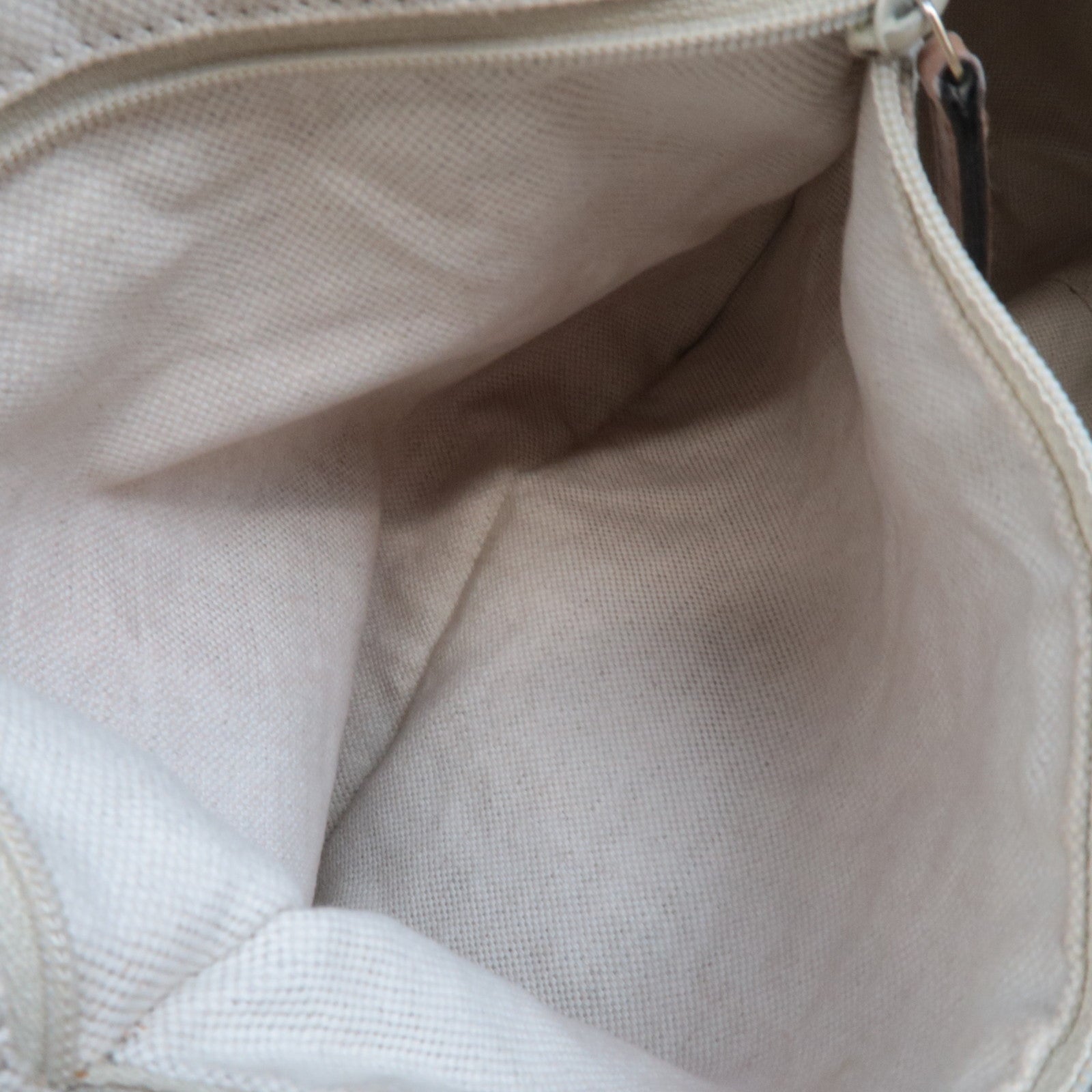 GUCCI Sukey Diamante Shoulder Bag Canvas Leather Beige 232955