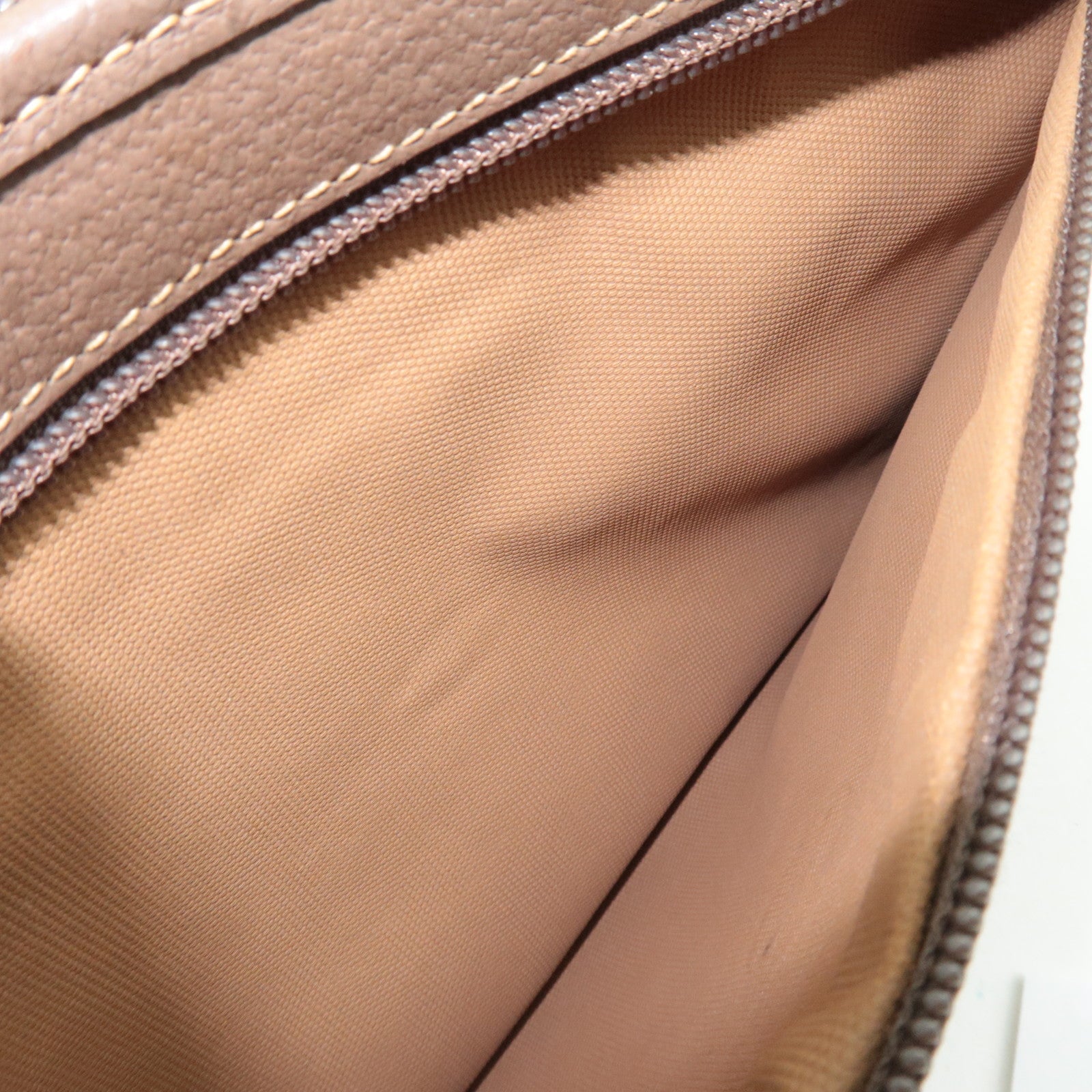 GUCCI Clutch Bag GG Plus Leather Beige Brown 014.122.6063 *Dust bag